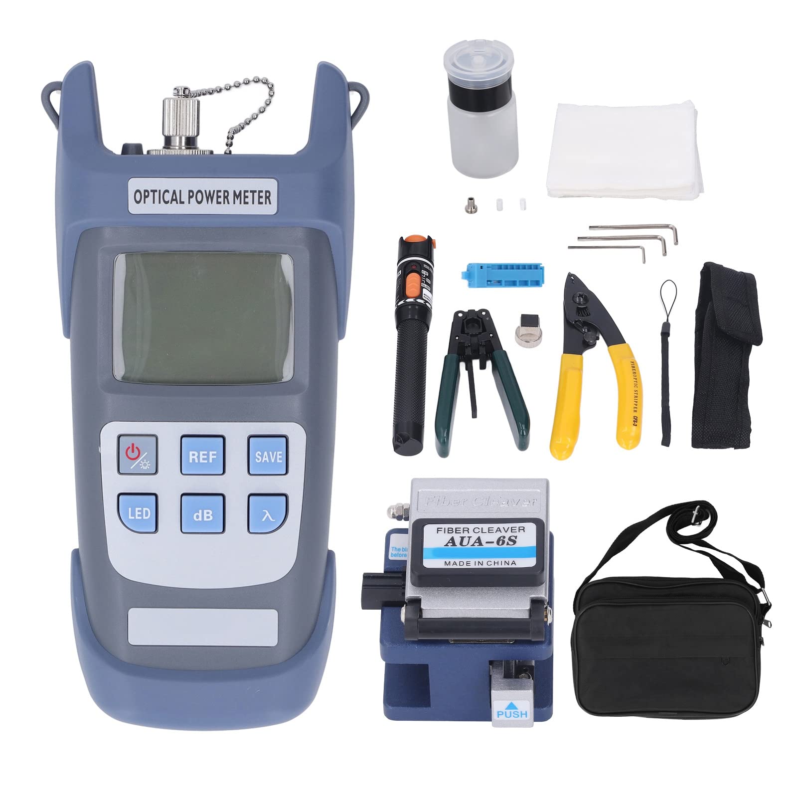 Kit di Terminazione Fibra Ottica con Misuratore di Potenza