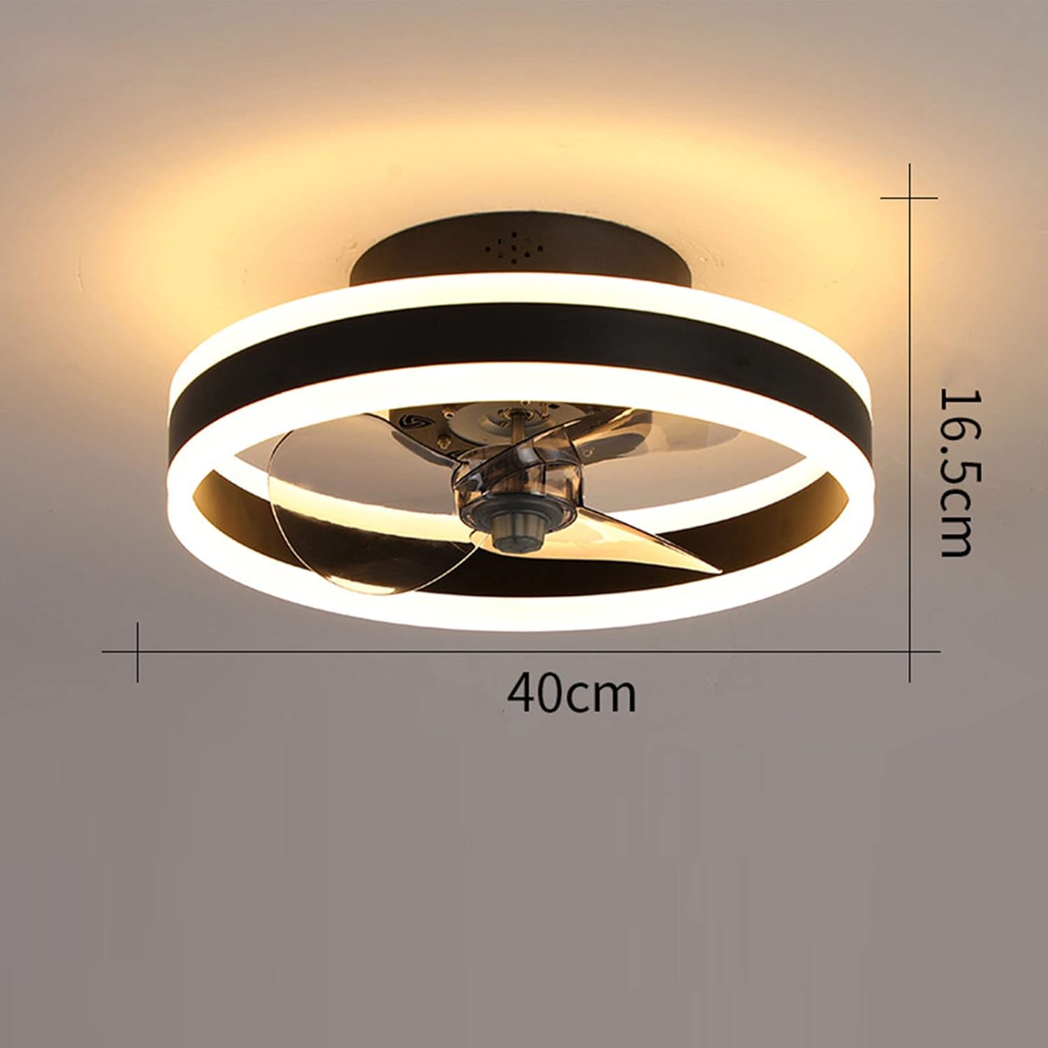 Ventilatore da Soffitto con Luci LED, Basso Profilo - immagine 2