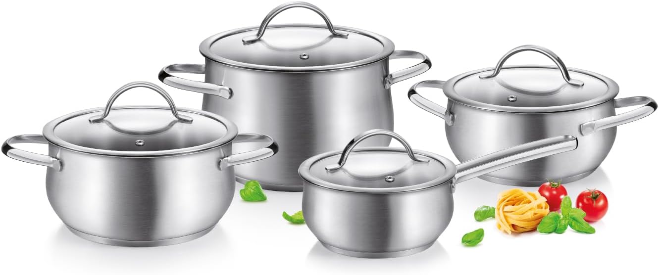 Tescoma HARMONY - Batteria di Pentole 8 Pezzi - immagine 1