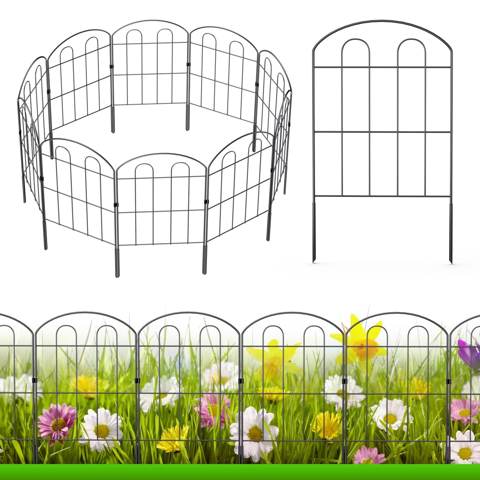 Liantral 28 Recinzioni Decorative da Giardino 61cm x 9m