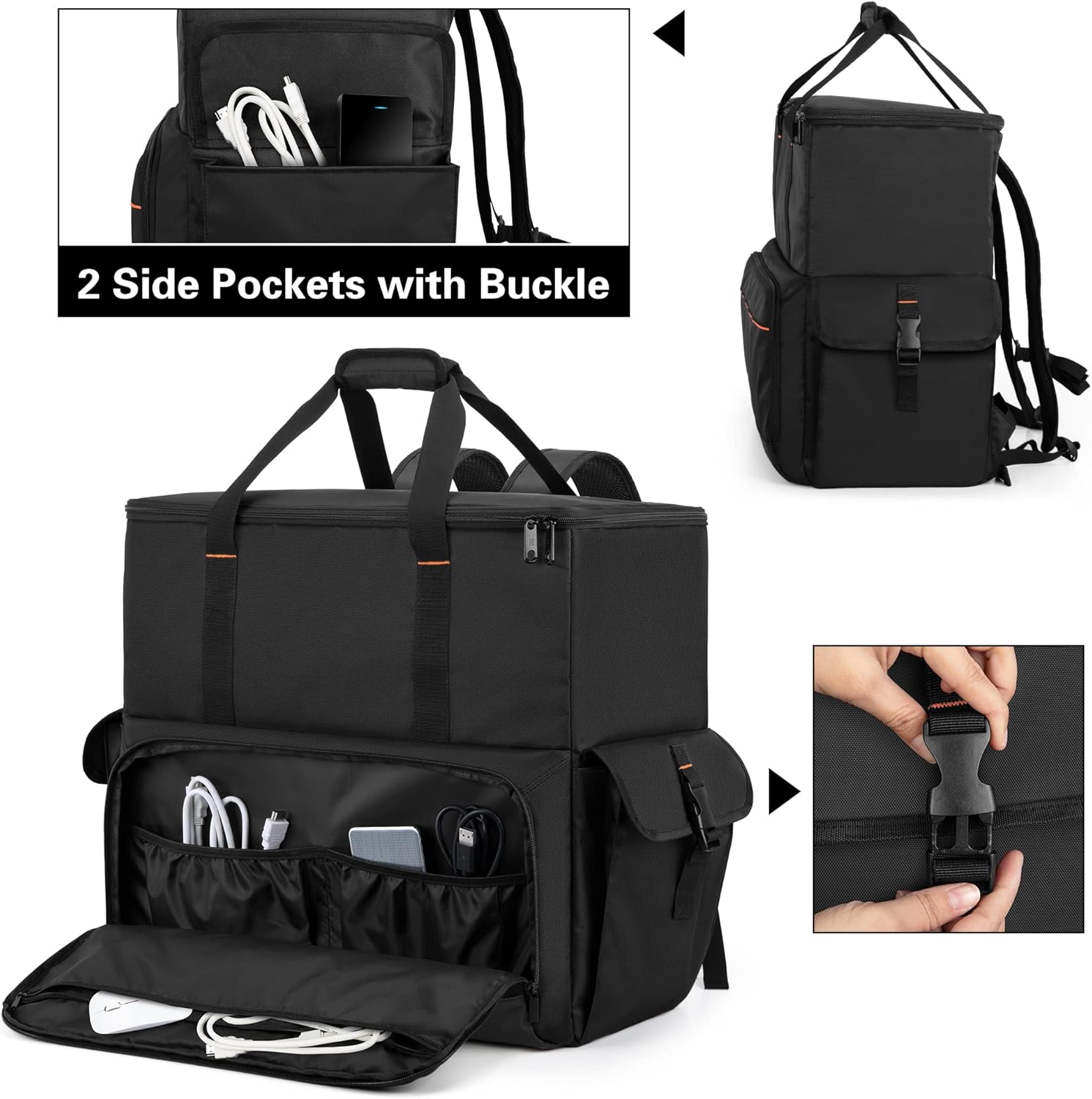 Trunab Borsa da Trasporto per Computer Desktop Tower, Nero - immagine 2