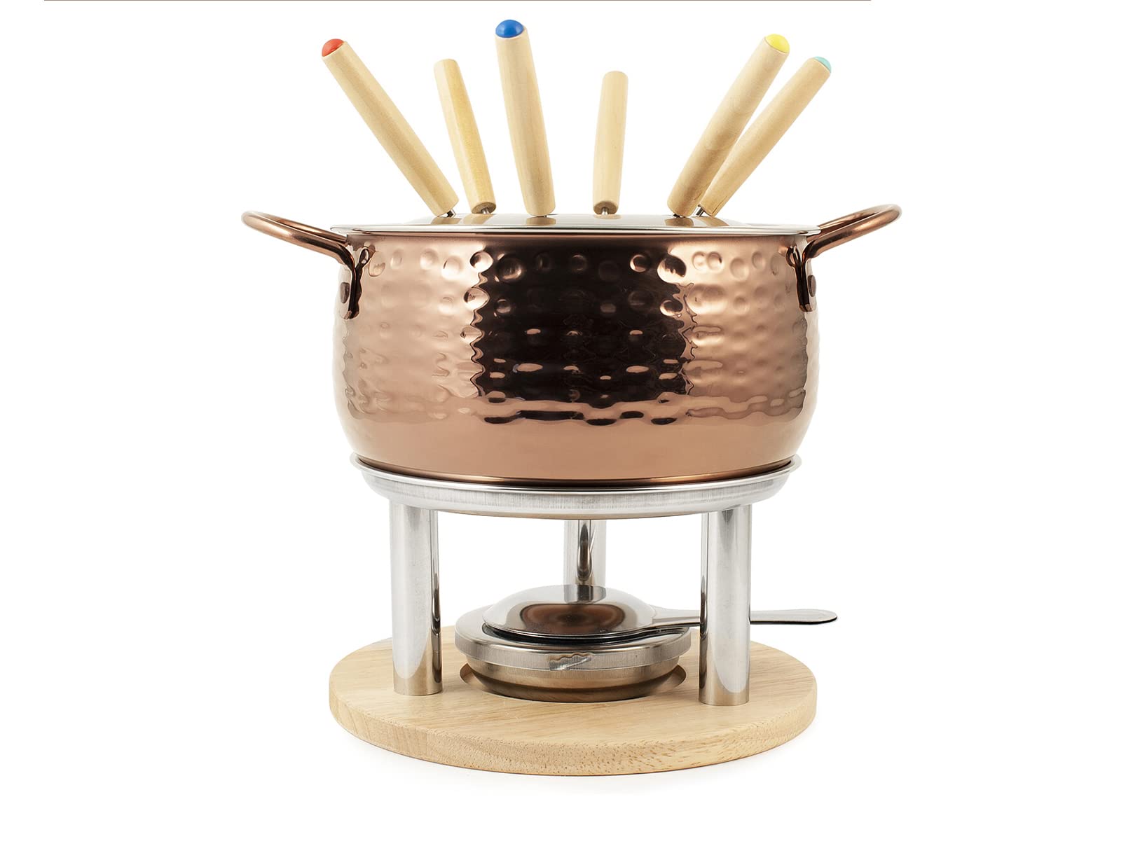 Home 9830100 Rose Servizio Fonduta 11 Pezzi