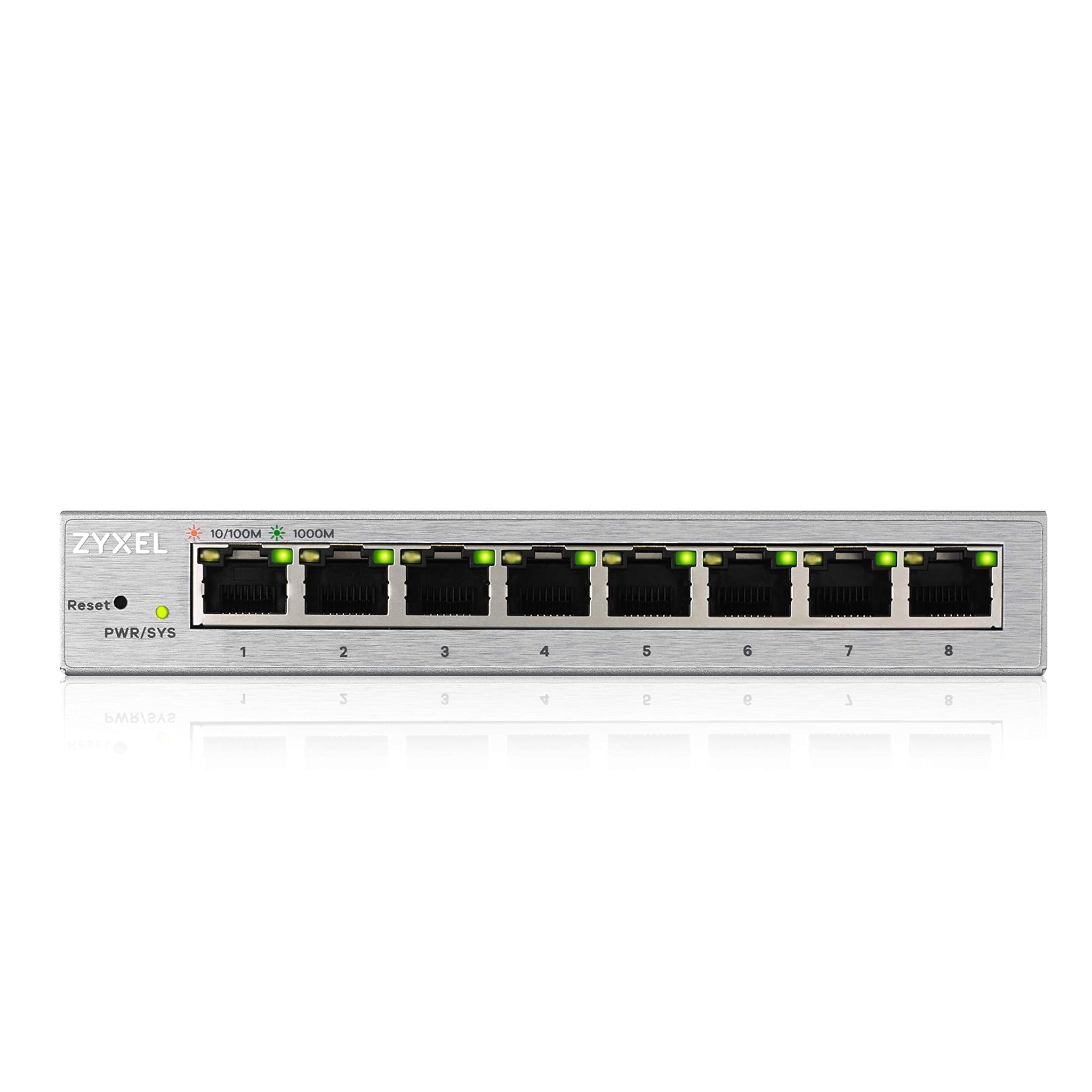 Zyxel Switch Gigabit 8 Porte Web Managed [GS1200-8]