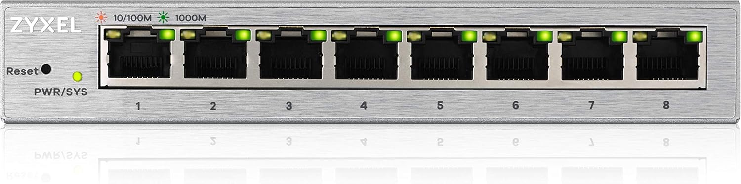 Zyxel Switch Gigabit 8 Porte Web Managed [GS1200-8] - immagine 1