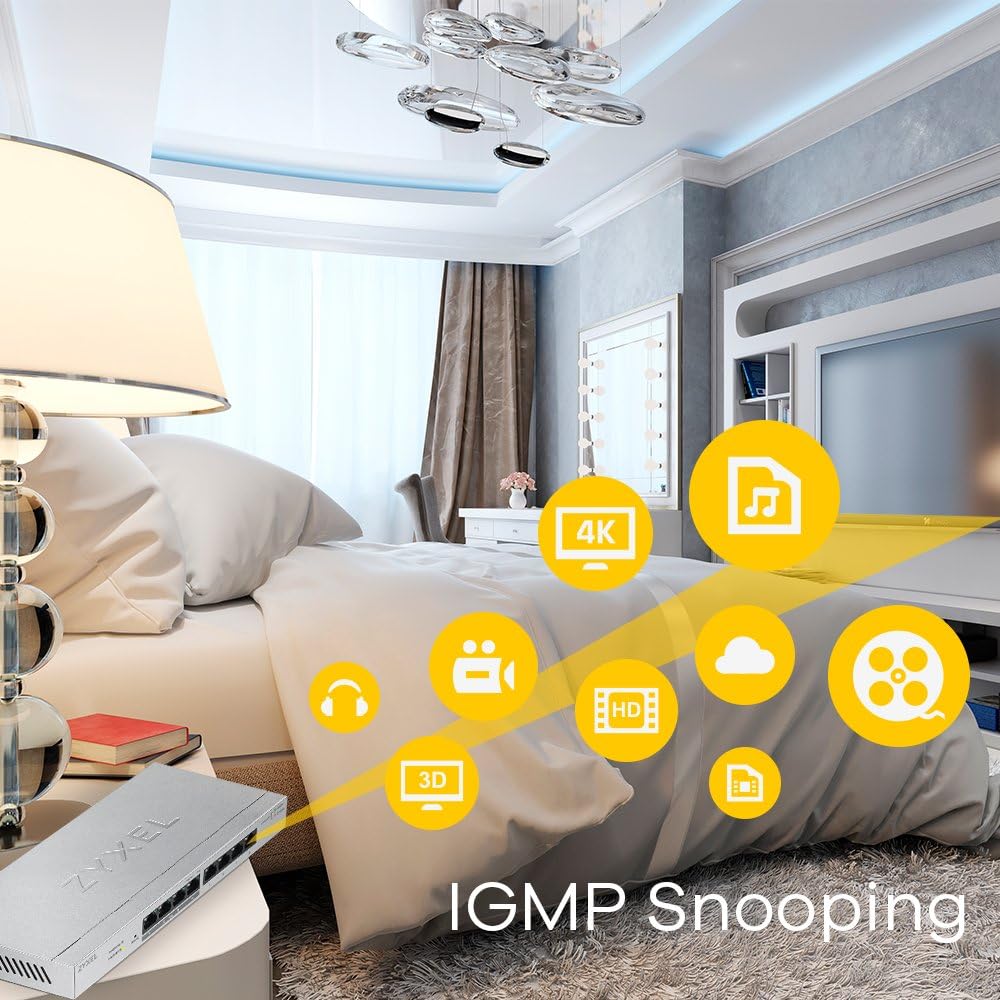 Zyxel Switch Gigabit 8 Porte Web Managed [GS1200-8] - immagine 6