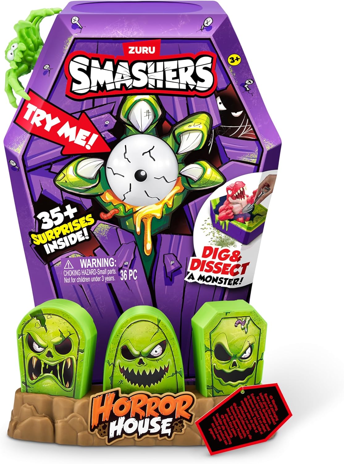 Smashers Mega Horror House di ZURU - Giocattolo Interattivo - immagine 2