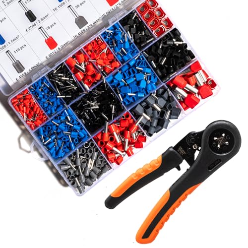 1750 Pezzi Crimpatura Capicorda Elettrici 0.5-10mm²