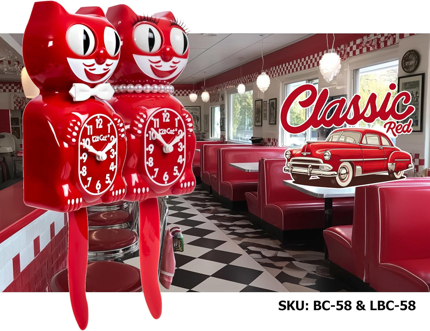 KIT CAT Klock Rosso Classico - immagine 4