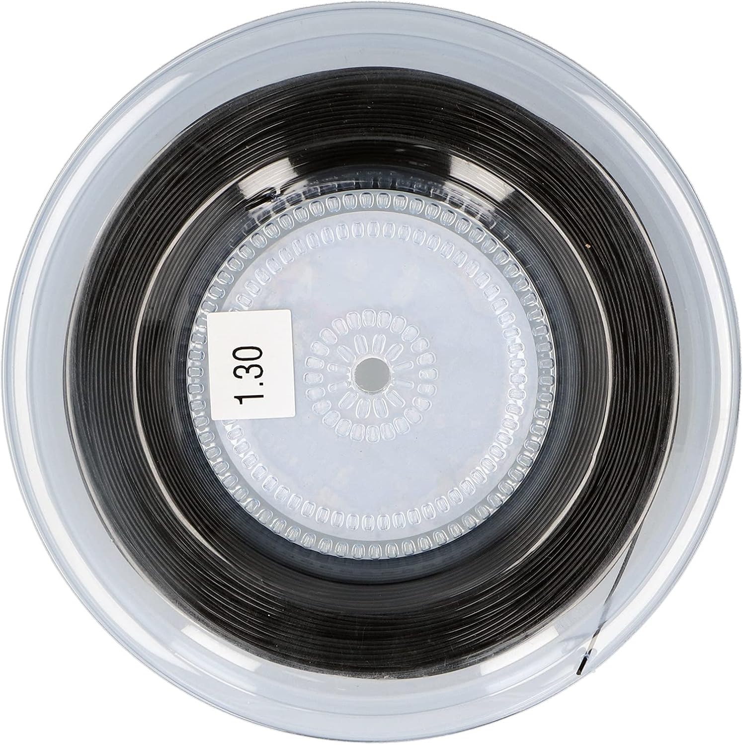 KIMISS Bobina Corde Tennis Poliestere 200M, Nero - immagine 8