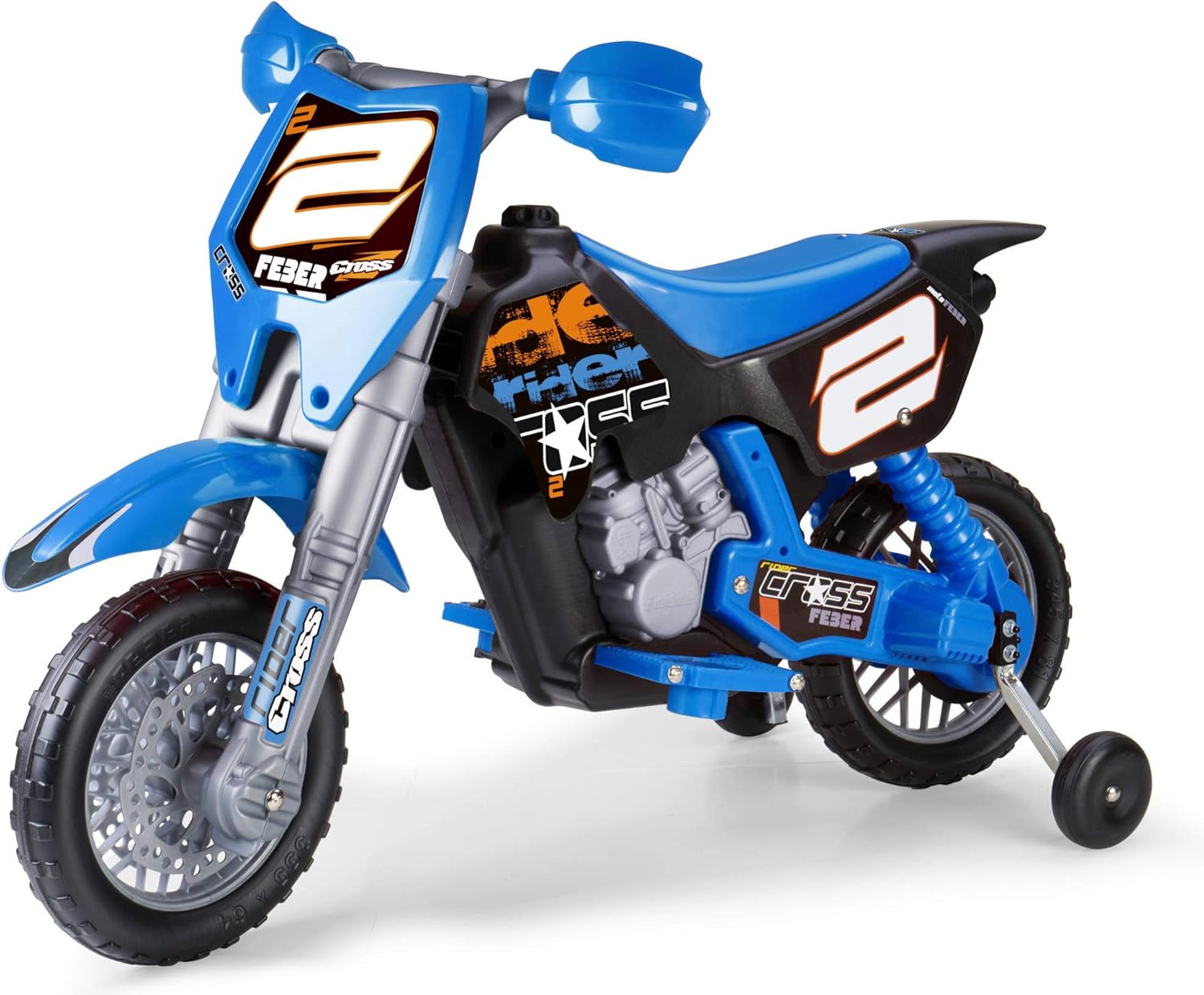 Feber- Rider Cross Moto Elettrica 6V e Helmet, 800012224 - immagine 3