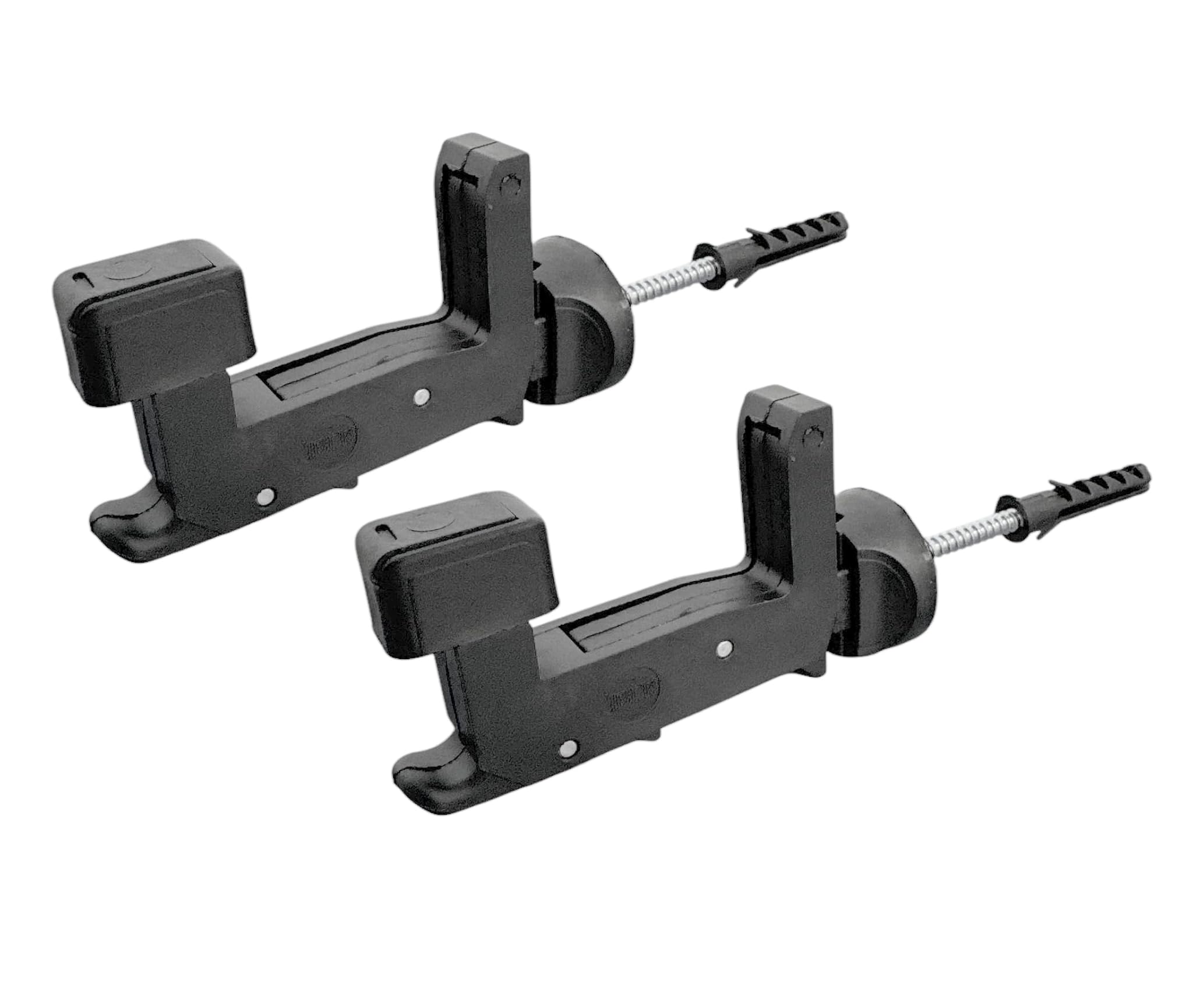 eacommerce - Ferma Imposte Regolabile, Kit 2 Pezzi Nero