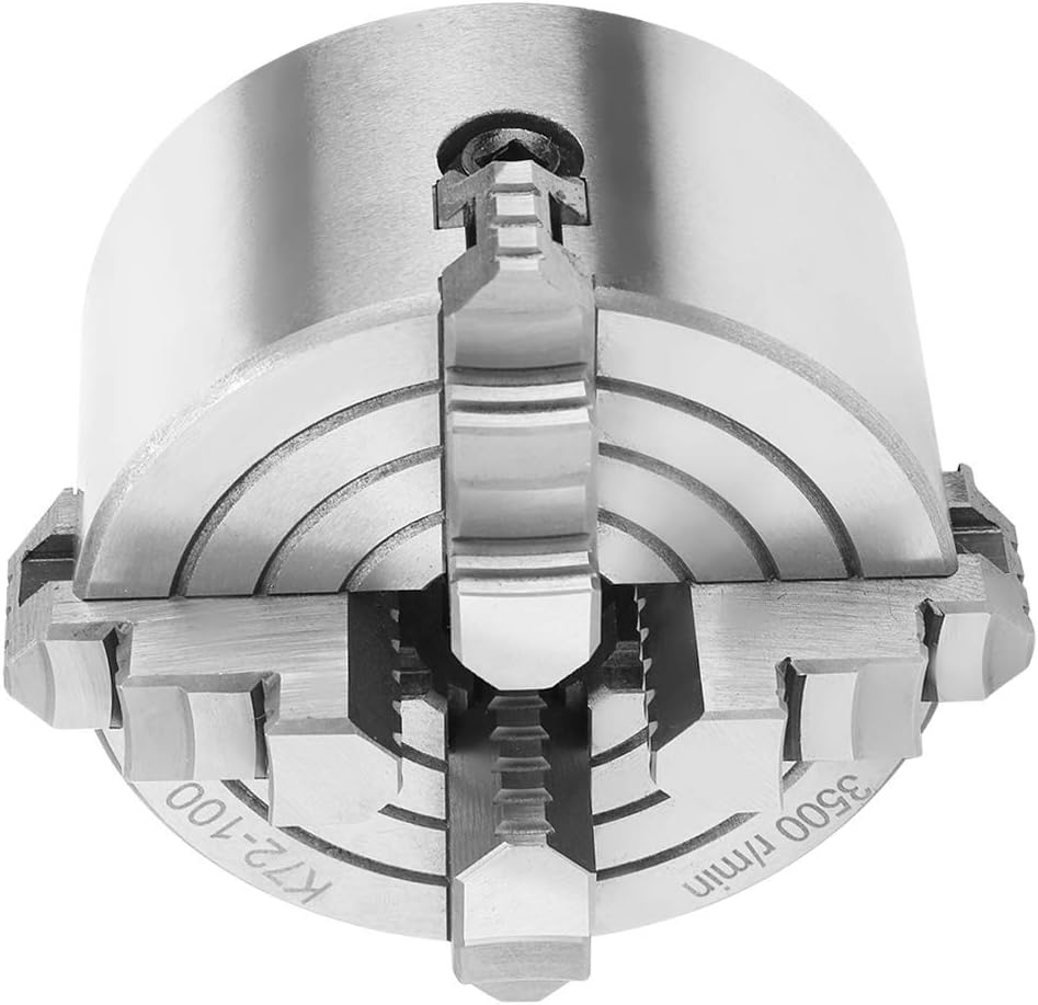 SANOU K72-100 4-Jaw Chuck Tornio 100mm - immagine 7