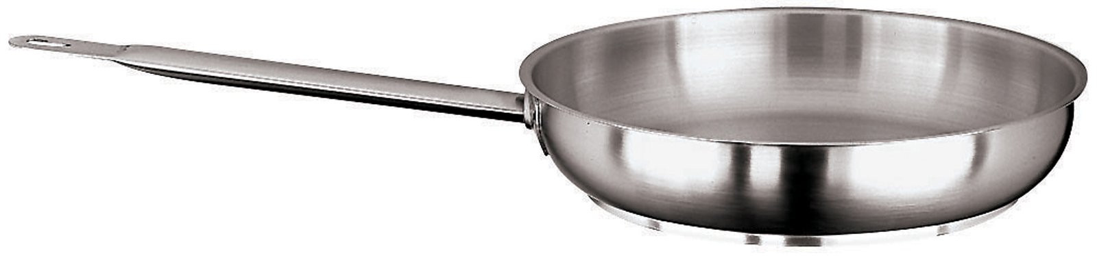 PADERNO WORLD CUISINE 11114-28 Padella, Un Manico, in Acciaio Inox, 28 cm
