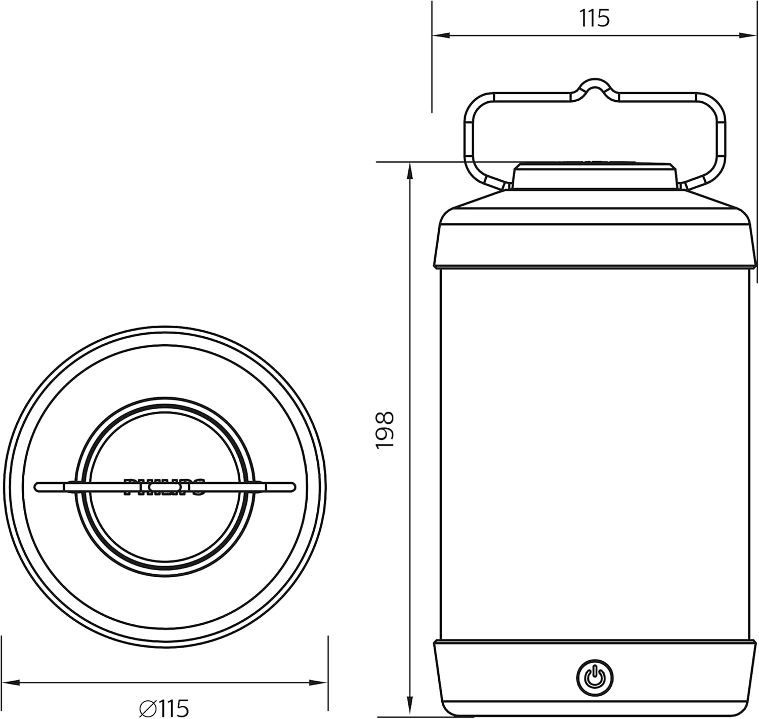Philips LED Lampada da Tavolo per Esterni Cicero - immagine 3