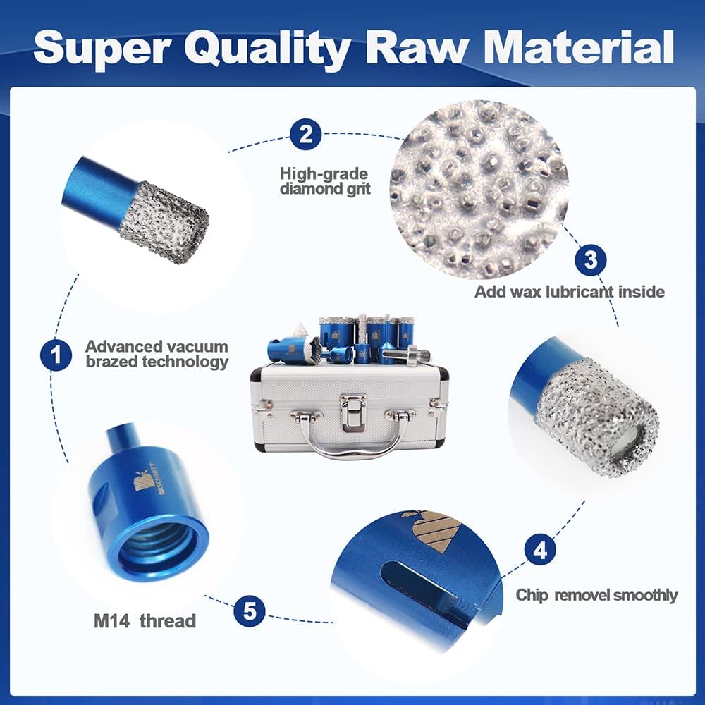 Brschnitt Set Punte Diamantate M14 per Taglio a Secco - immagine 5