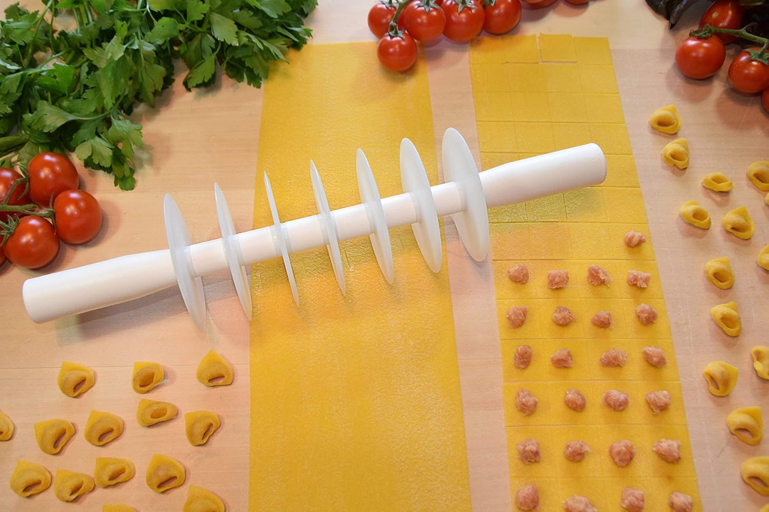 Rullo Tagliapasta per Sfoglia In Pom Lame Lisce Cod. 990200 - immagine 3