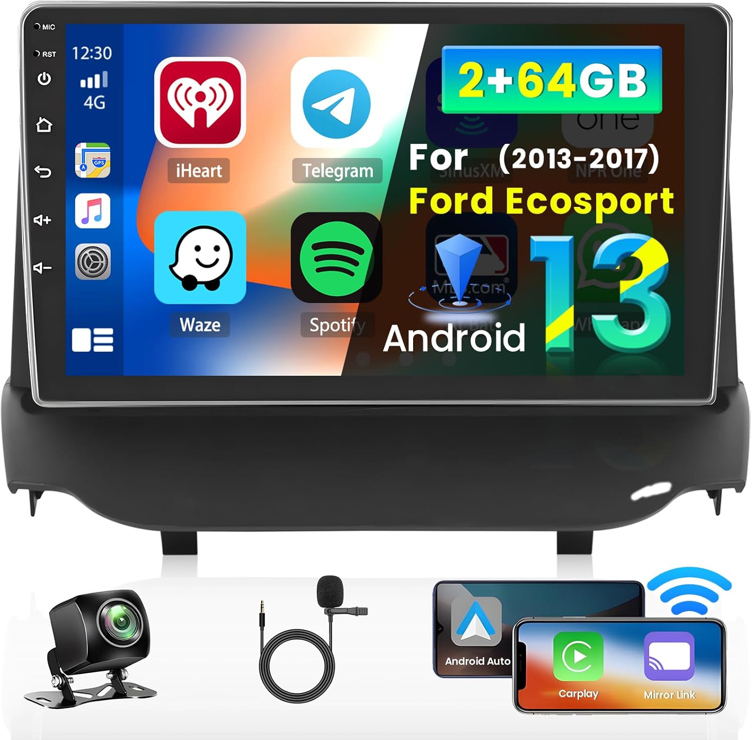 Stereo Android 13 per Ford Ecosport 9 Pollici - immagine 1