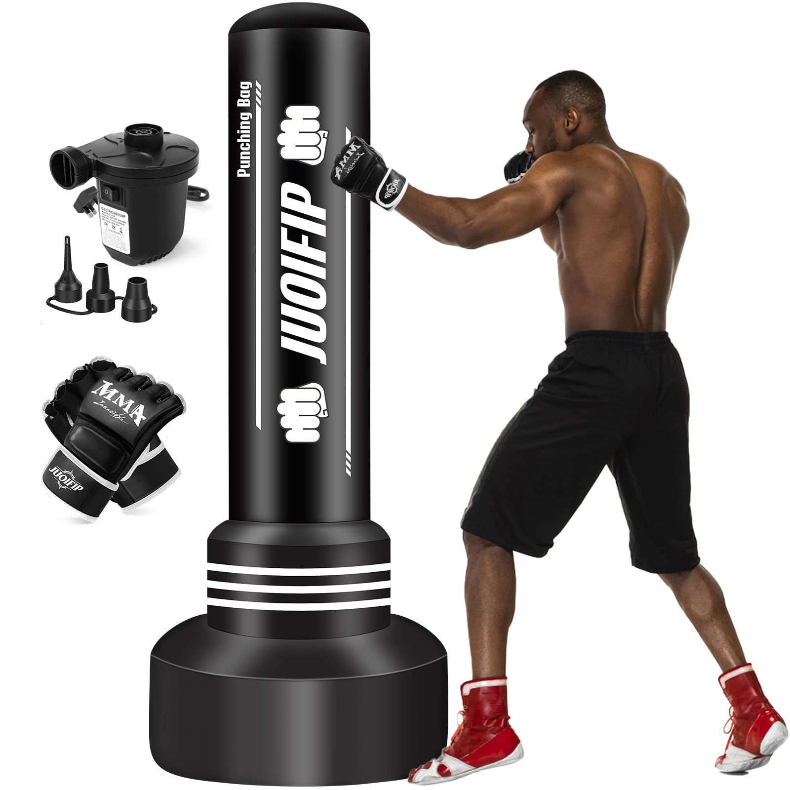 Nzqxjxz Sacco da Boxe Gonfiabile 180cm per Adulti