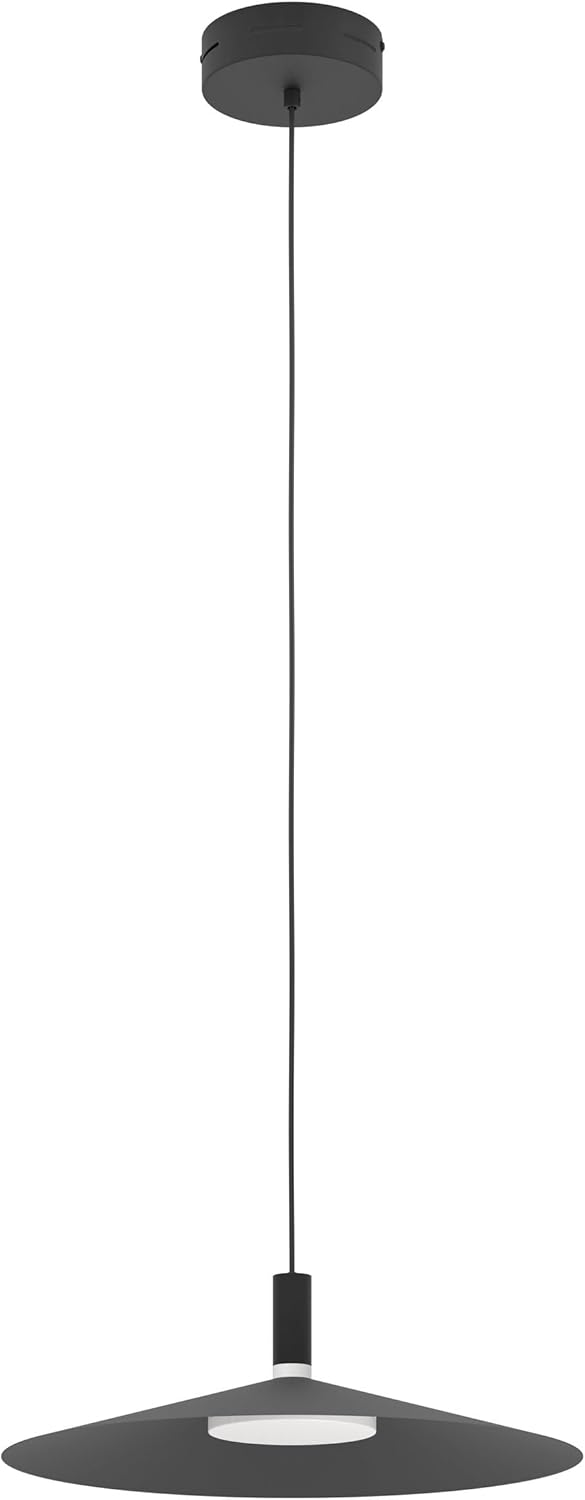 Eglo connect.z Lampada a Sospensione LED Smart-Home, Nera - immagine 1