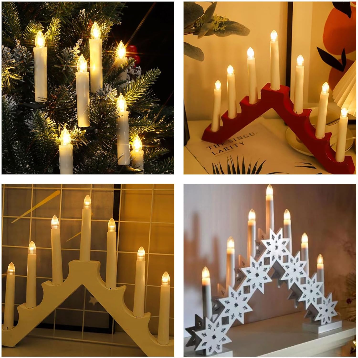 10 Pezzi Lampadine Candele E10 34V 3W Bianca Calda - immagine 8