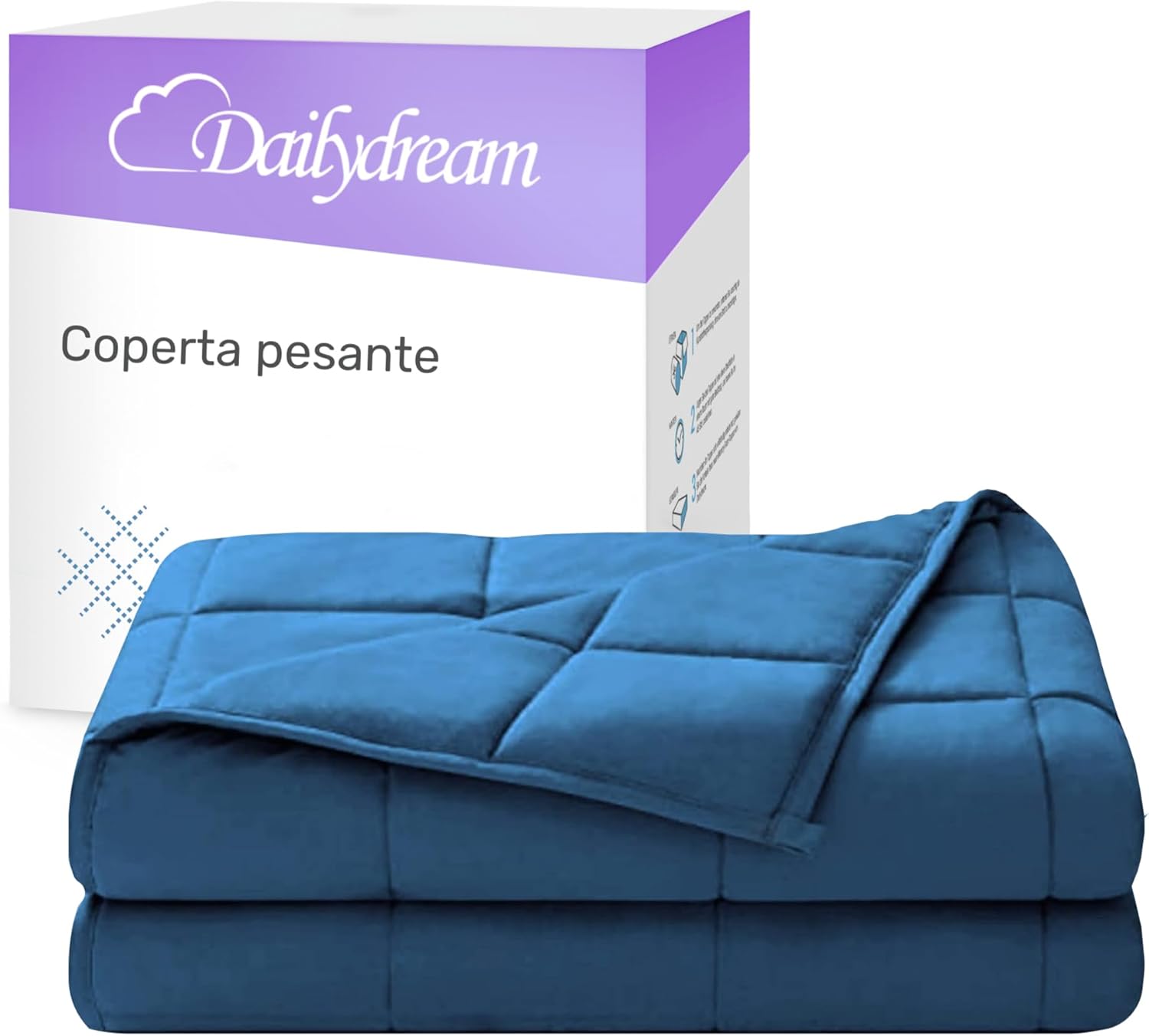 Dailydream Coperta Ponderata Terapeutica 6kg, Blu