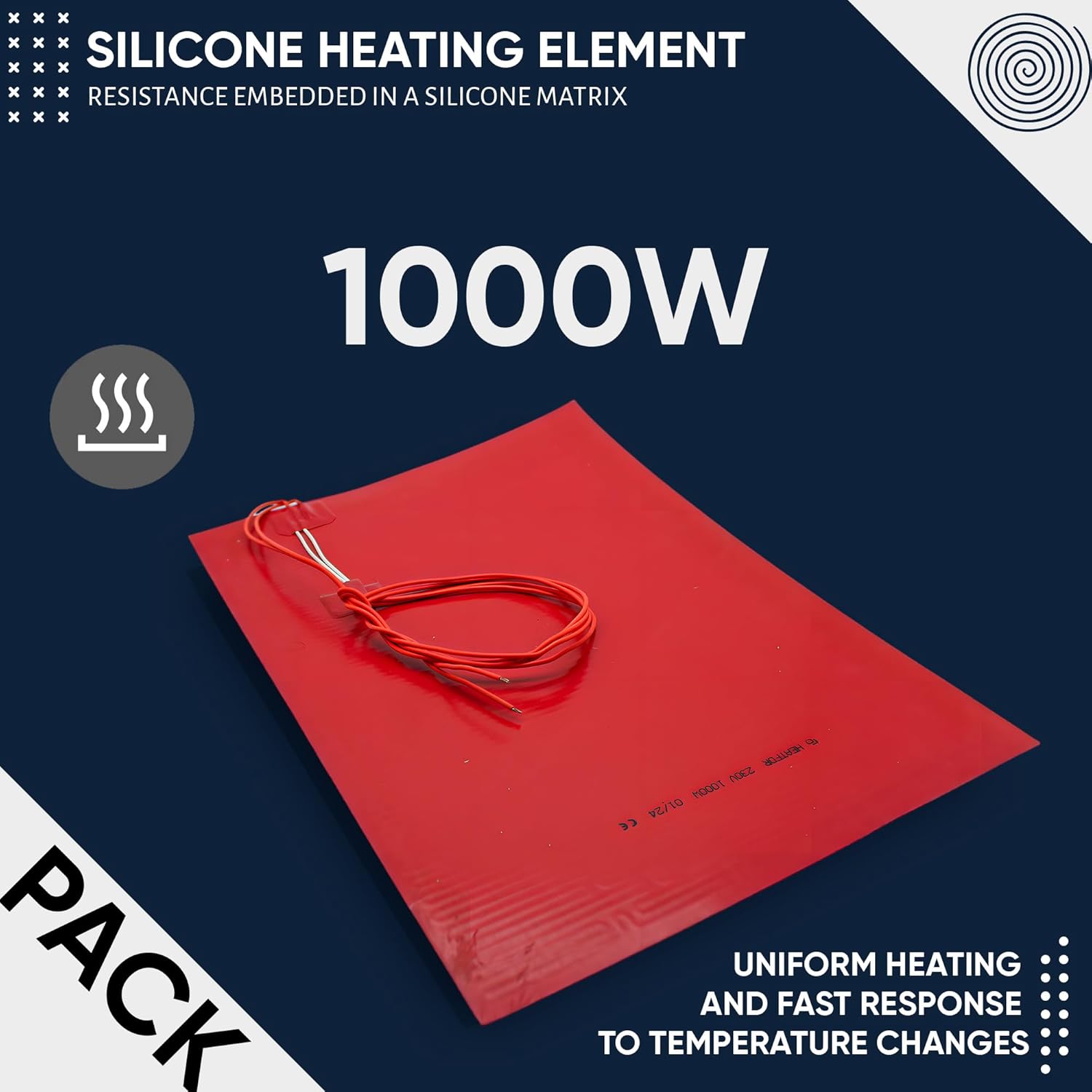 DOJA Barcelona Resistenza Riscaldante Silicone 1000W - immagine 4