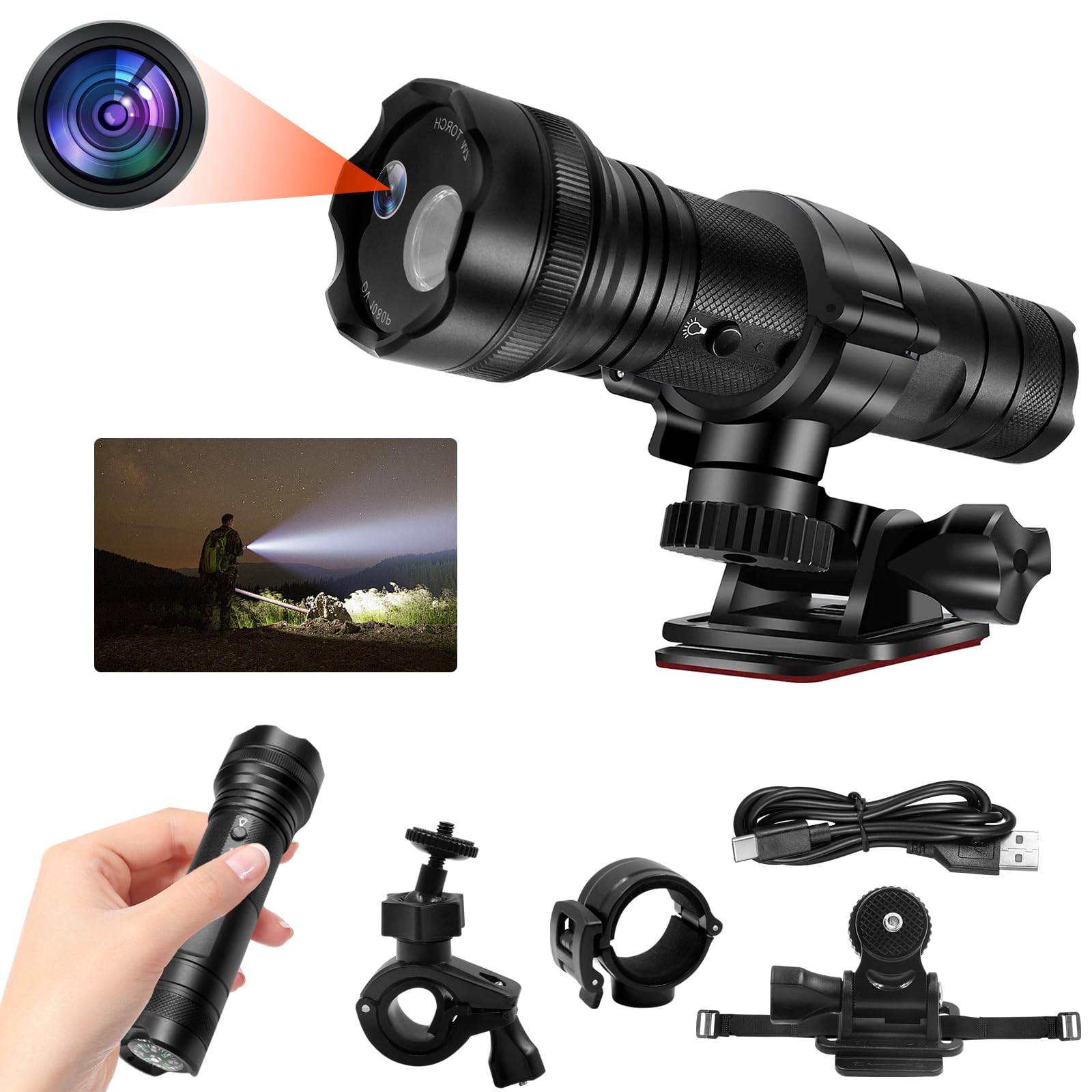 Securalen Action Cam 1080P HD 120° Grandangolo