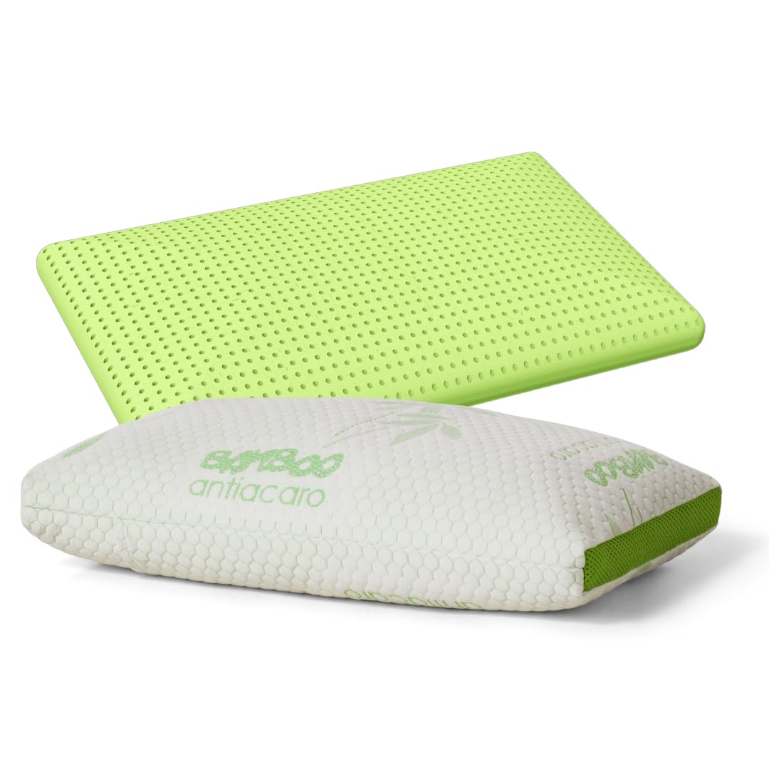 EPSELIA Cuscino Guanciale Memory Foam 70x40 H12