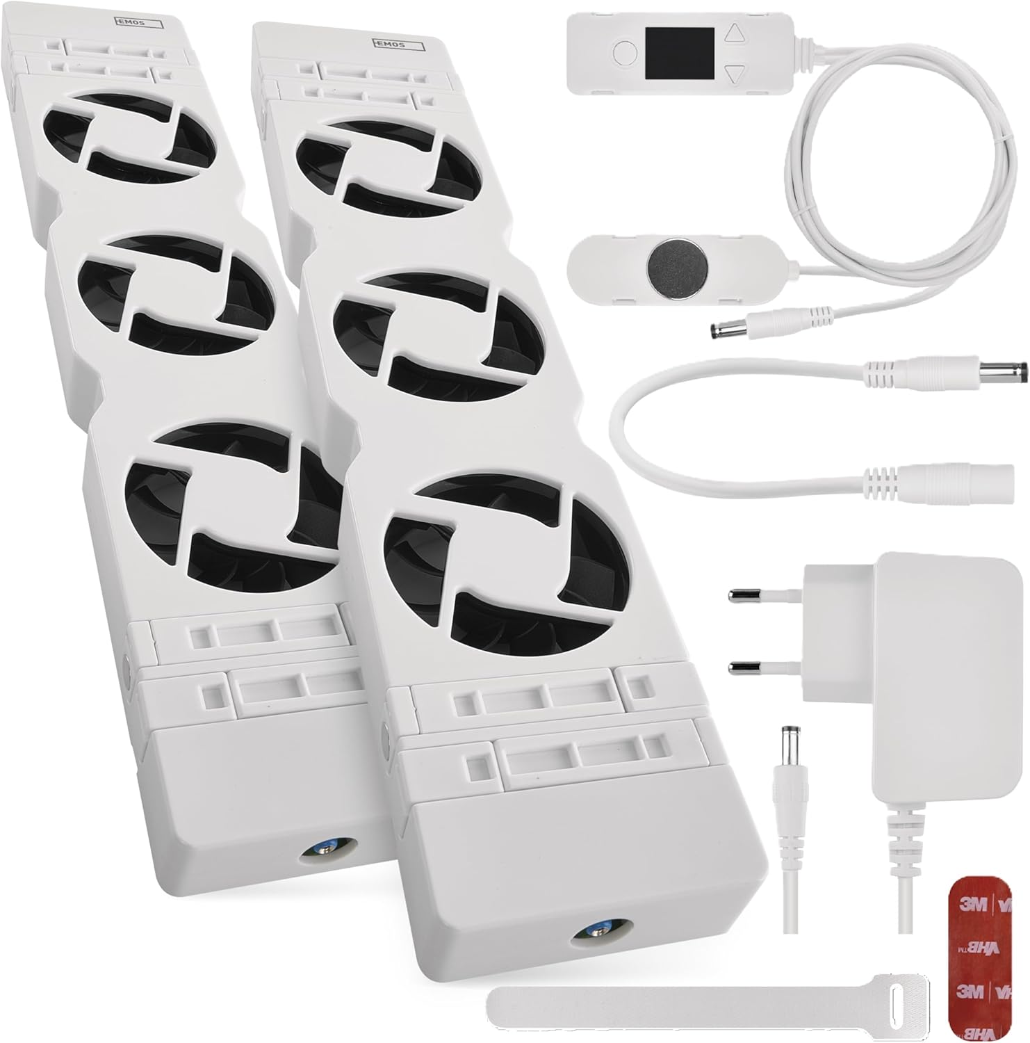 Emos P56PR2 - Set 2 Ventole di Riscaldamento con Sensore