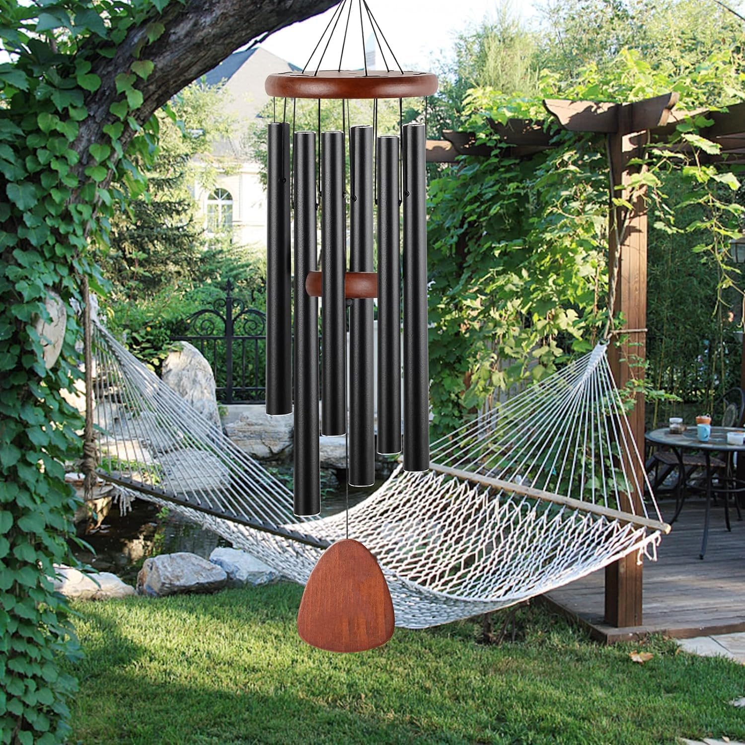 Scacciapensieri in Alluminio 107 cm, 6 Tubi - immagine 1