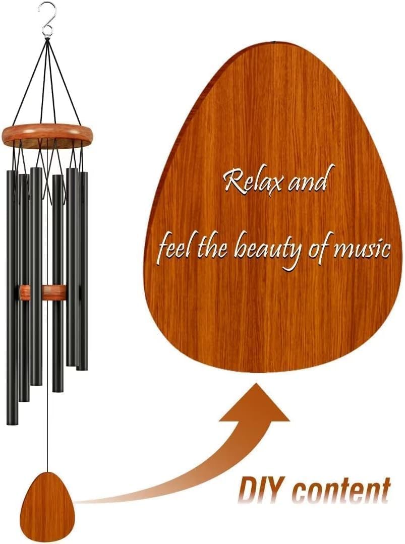 Scacciapensieri in Alluminio 107 cm, 6 Tubi - immagine 3