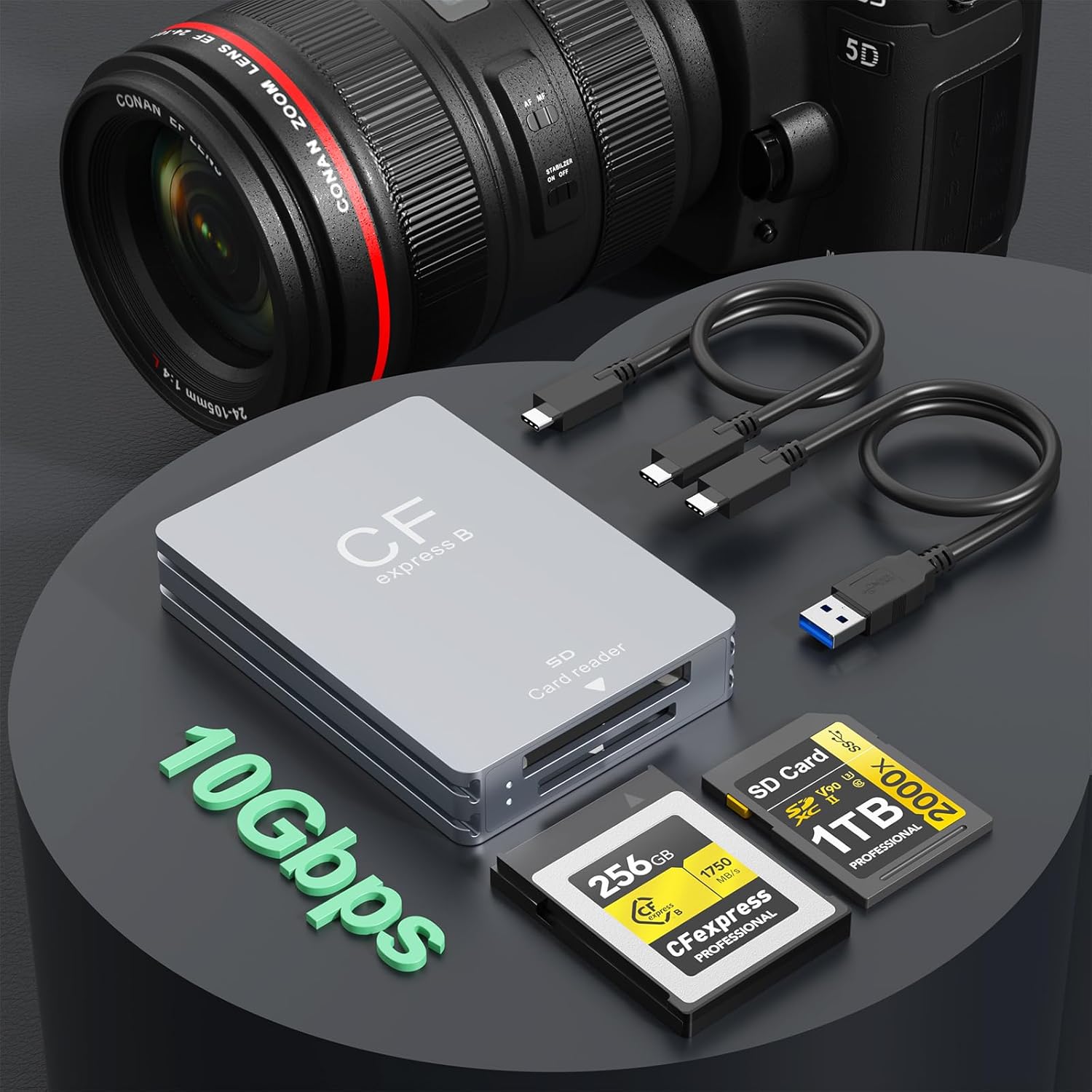 Lettore Schede CFexpress Tipo B e SD 10Gbps - immagine 1