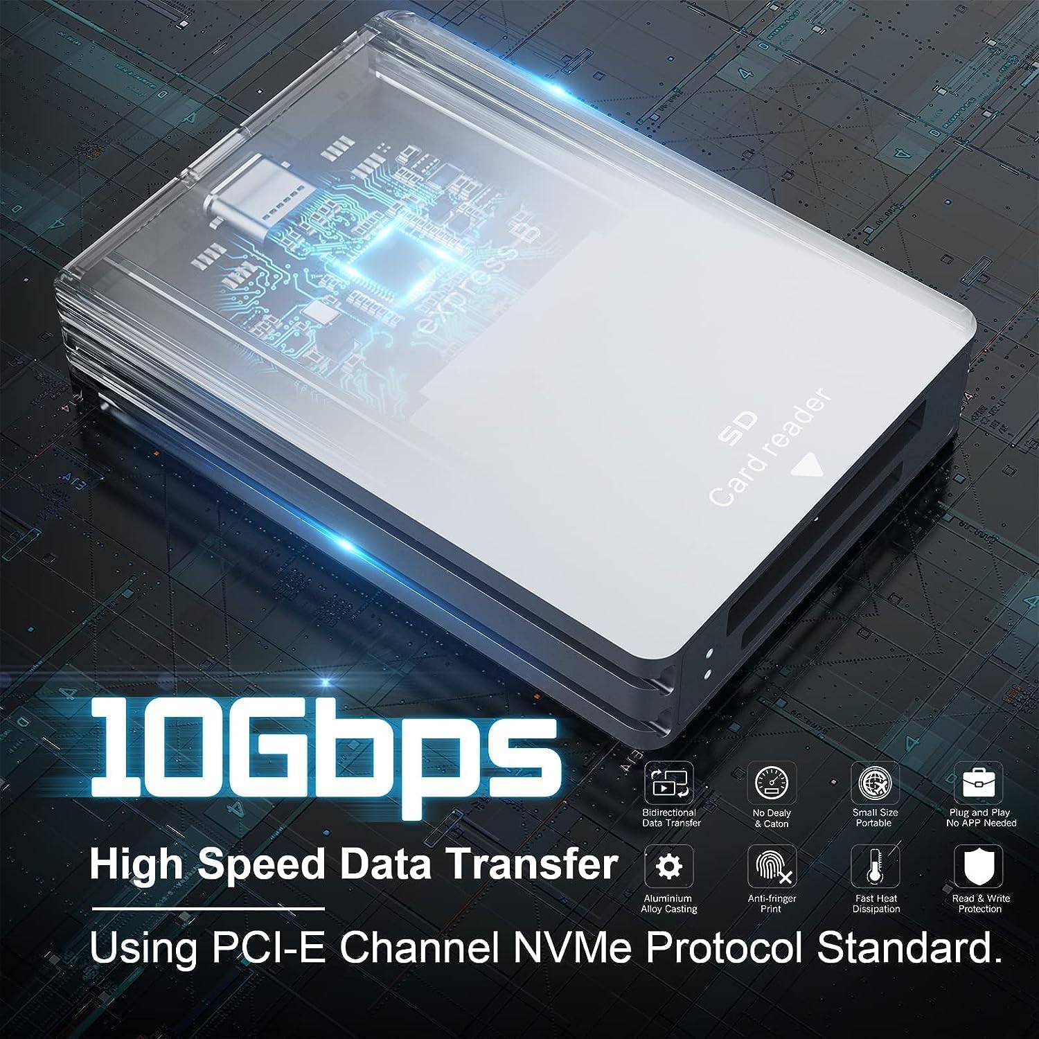 Lettore Schede CFexpress Tipo B e SD 10Gbps - immagine 3