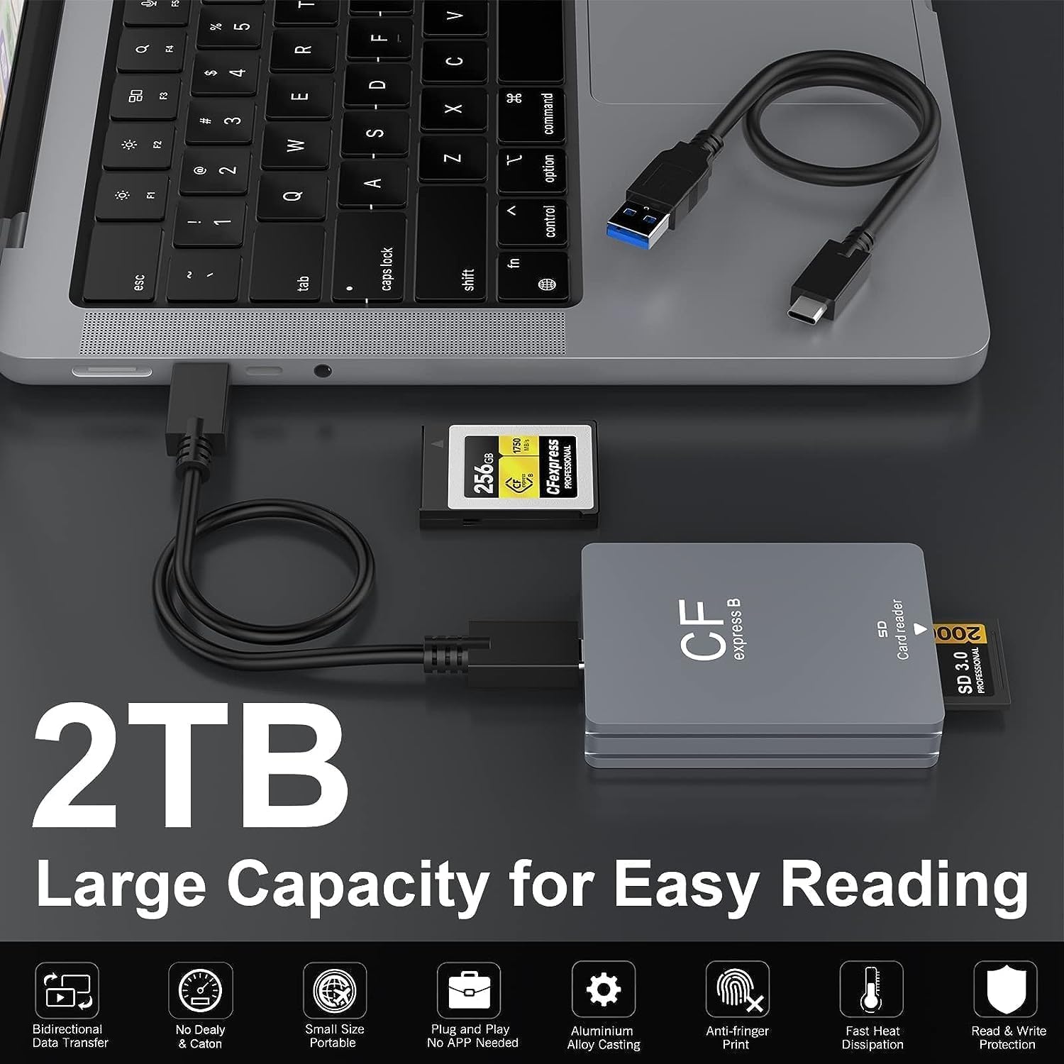 Lettore Schede CFexpress Tipo B e SD 10Gbps - immagine 5