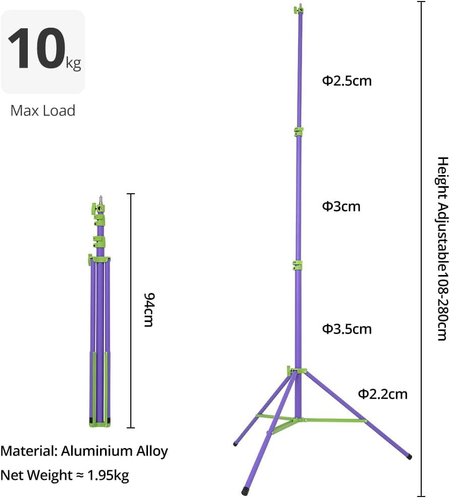 Ambitful GM280P - Supporto Luce con Cuscino d'Aria 10kg - immagine 2