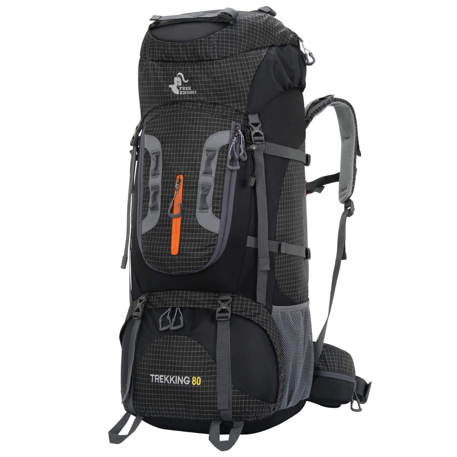 Bseash Zaino da Campeggio Impermeabile 80L