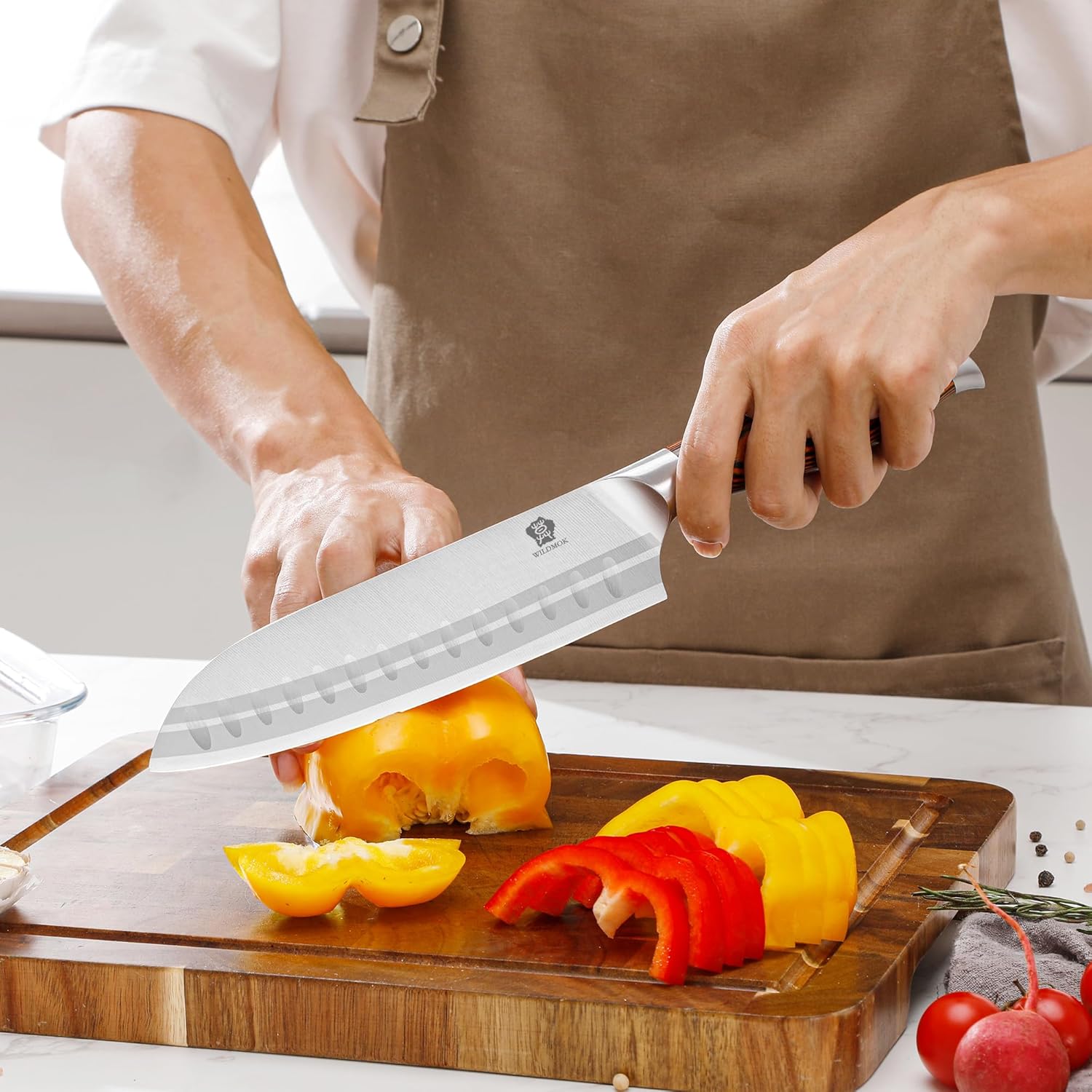 Wildmok Set di Coltelli da Chef Tedeschi 7 Pezzi - immagine 6