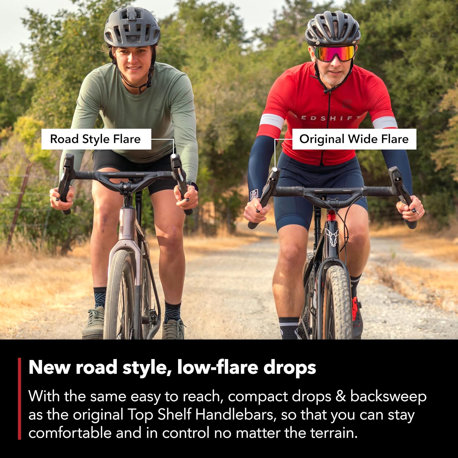 Redshift Top Shelf Low Flare Handlebar 50cm - immagine 3