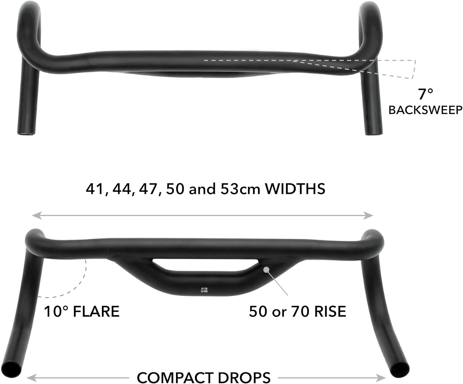 Redshift Top Shelf Low Flare Handlebar 50cm - immagine 4