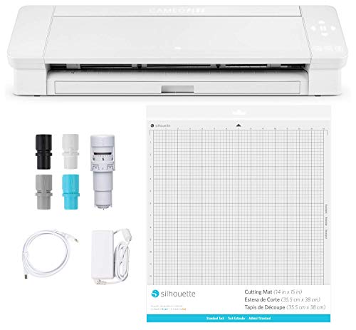 Silhouette America Silhouette Cameo 4 Plus Plotter da Taglio, Bianco