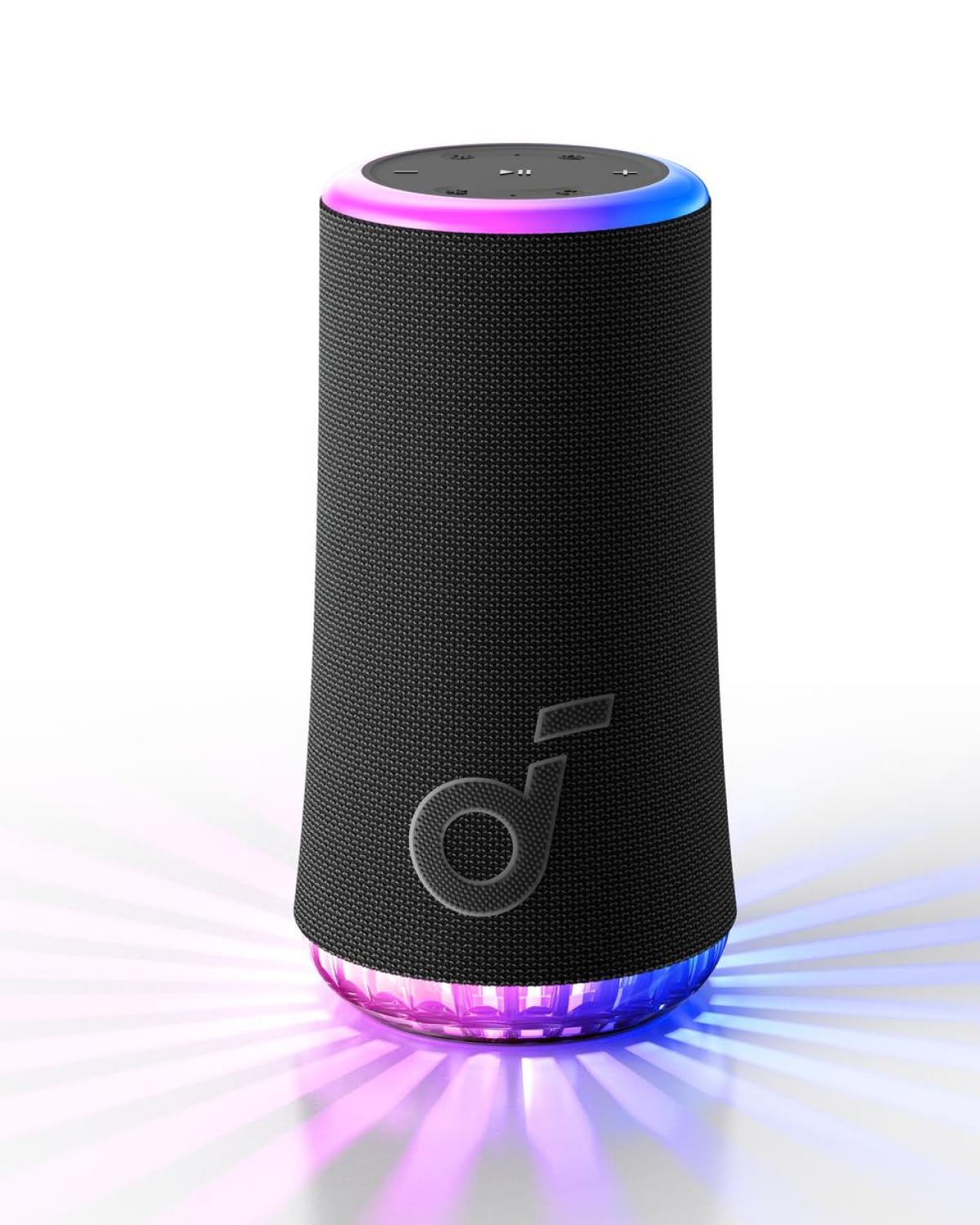 Soundcore Glow altoparlante portatile 30W 360°, luce sincronizzata, 18h autonomia, spettacolo luminoso, IP67 impermeabile e antipolvere, per casa e festa (Ricondizionato)