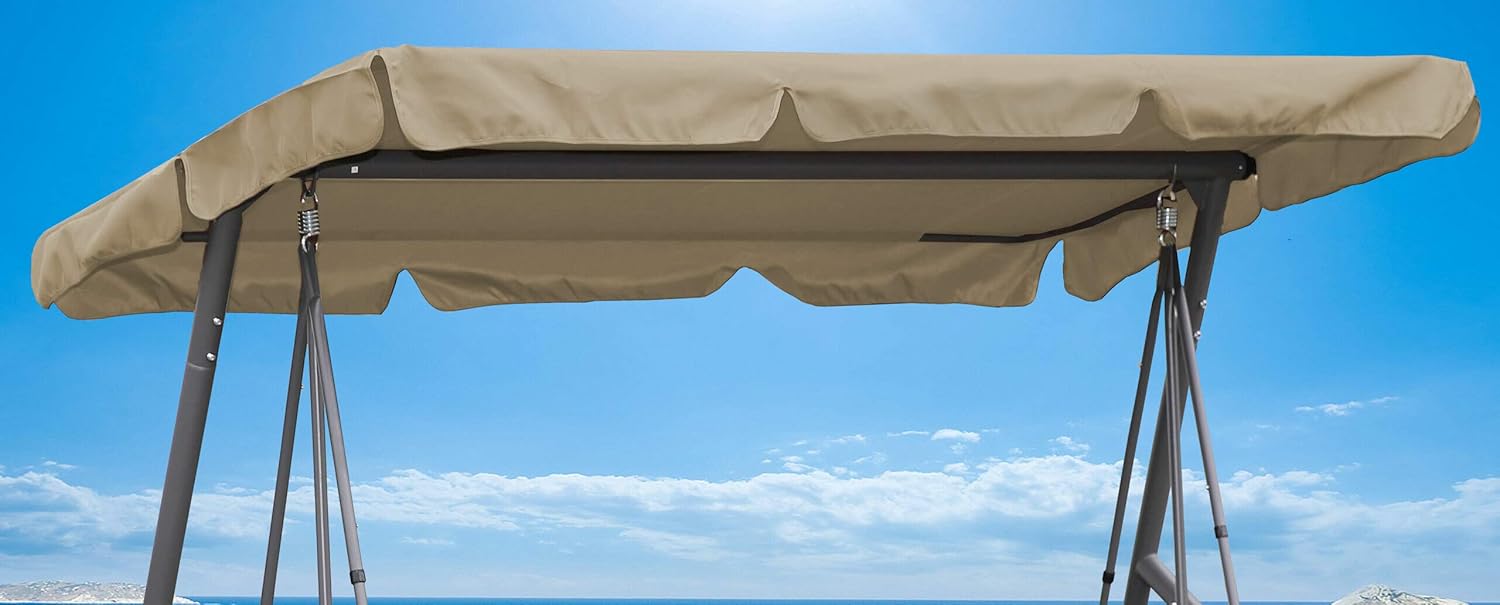 Quick Star Copertura Dondolo 3 Posti 200x145cm Beige
