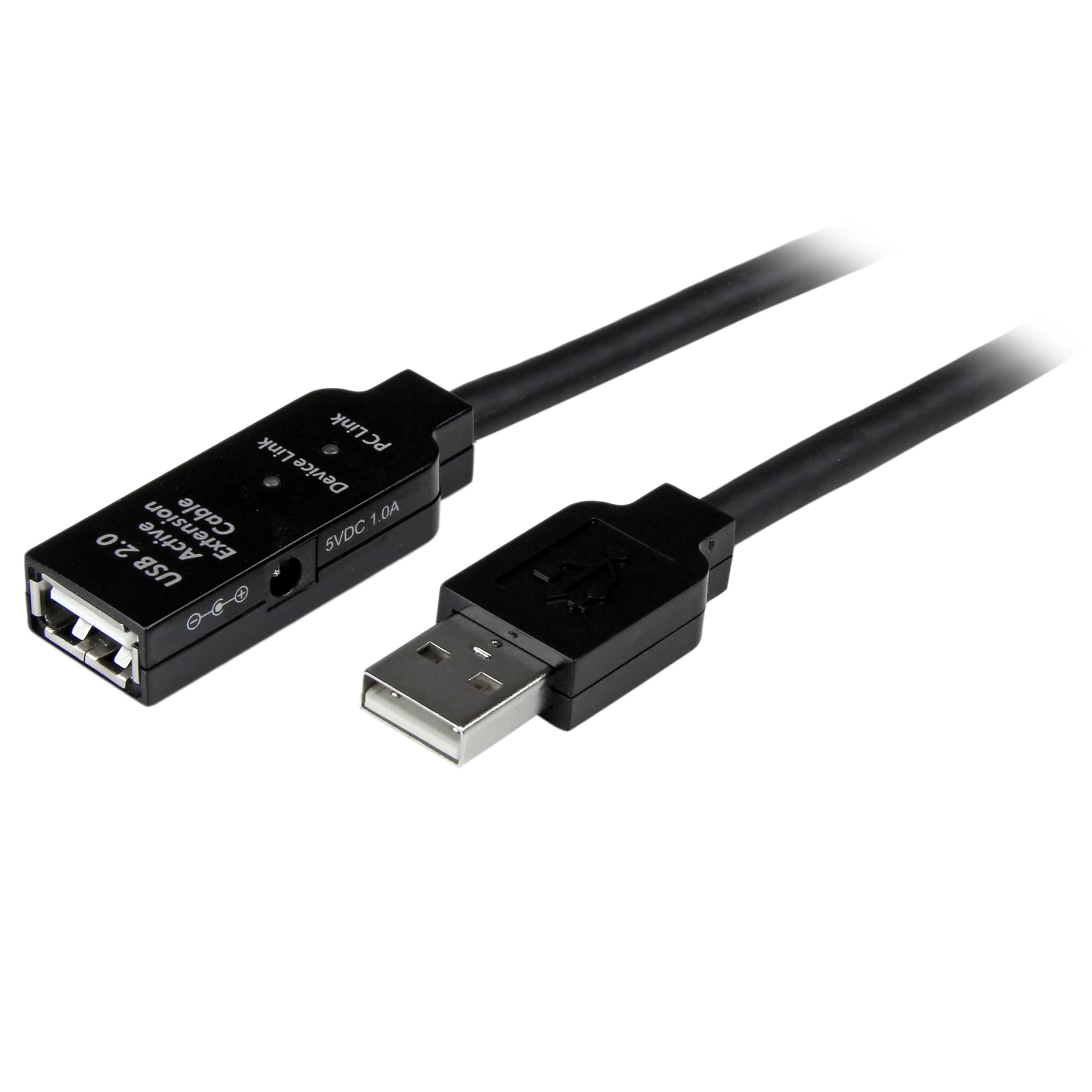 StarTech.com USB2AAEXT20M Cavo di Estensione Attivo USB 2.0, M/F, 20 m, Nero