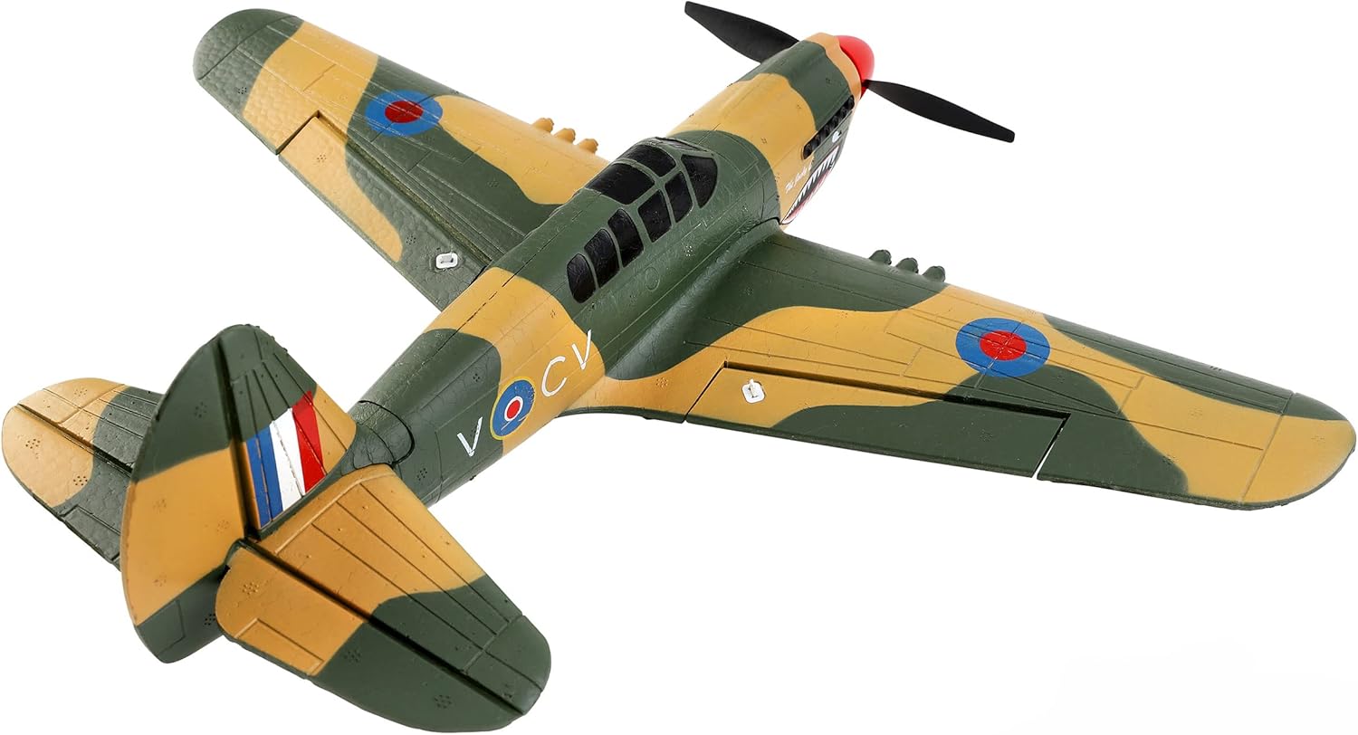 Amewi AMXFlight P40 Fighter 4 canali 3D/6G RTF mimetico RC telecomandato - immagine 7