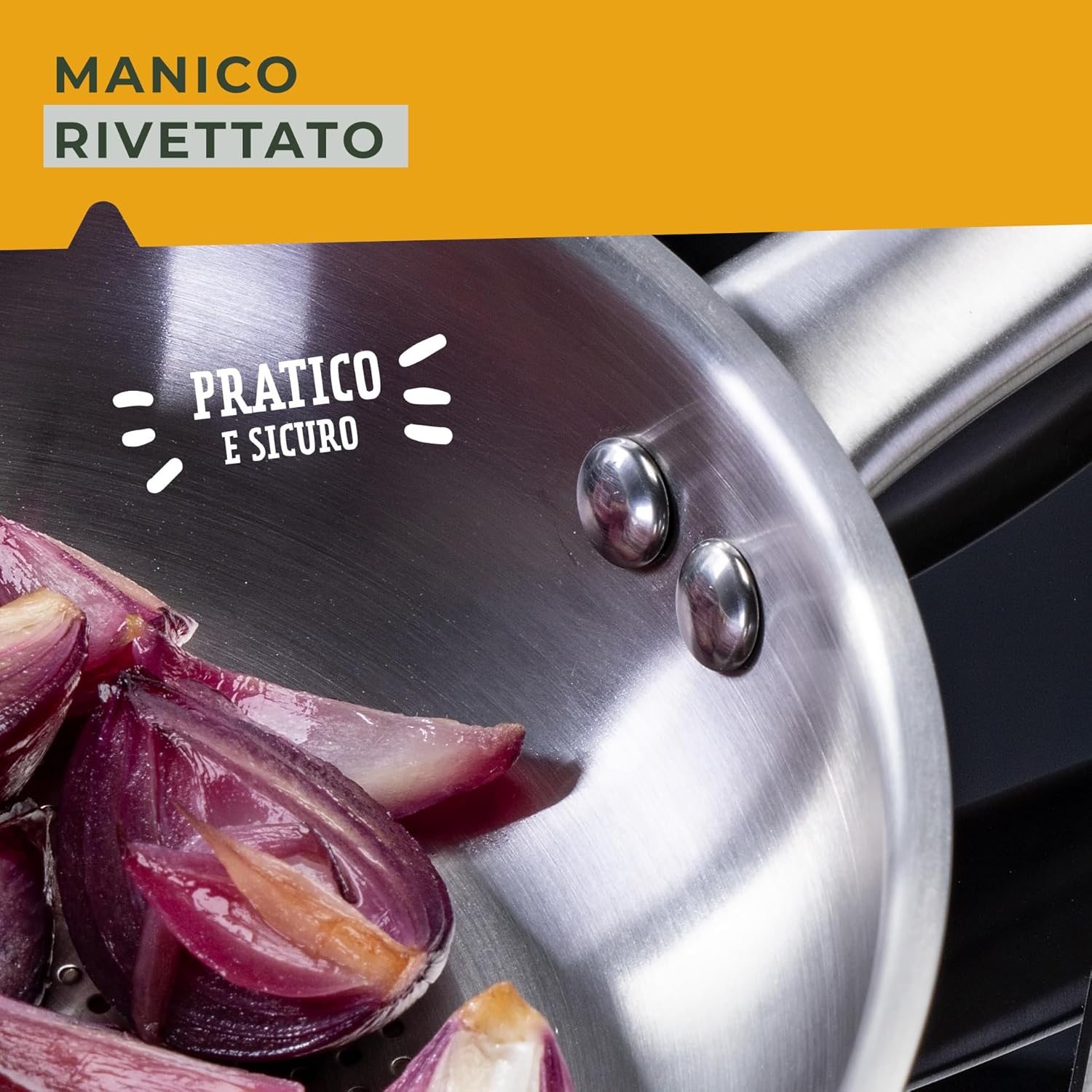 Fackelmann Padella Trimetallo Professionale Ø28 cm - immagine 6