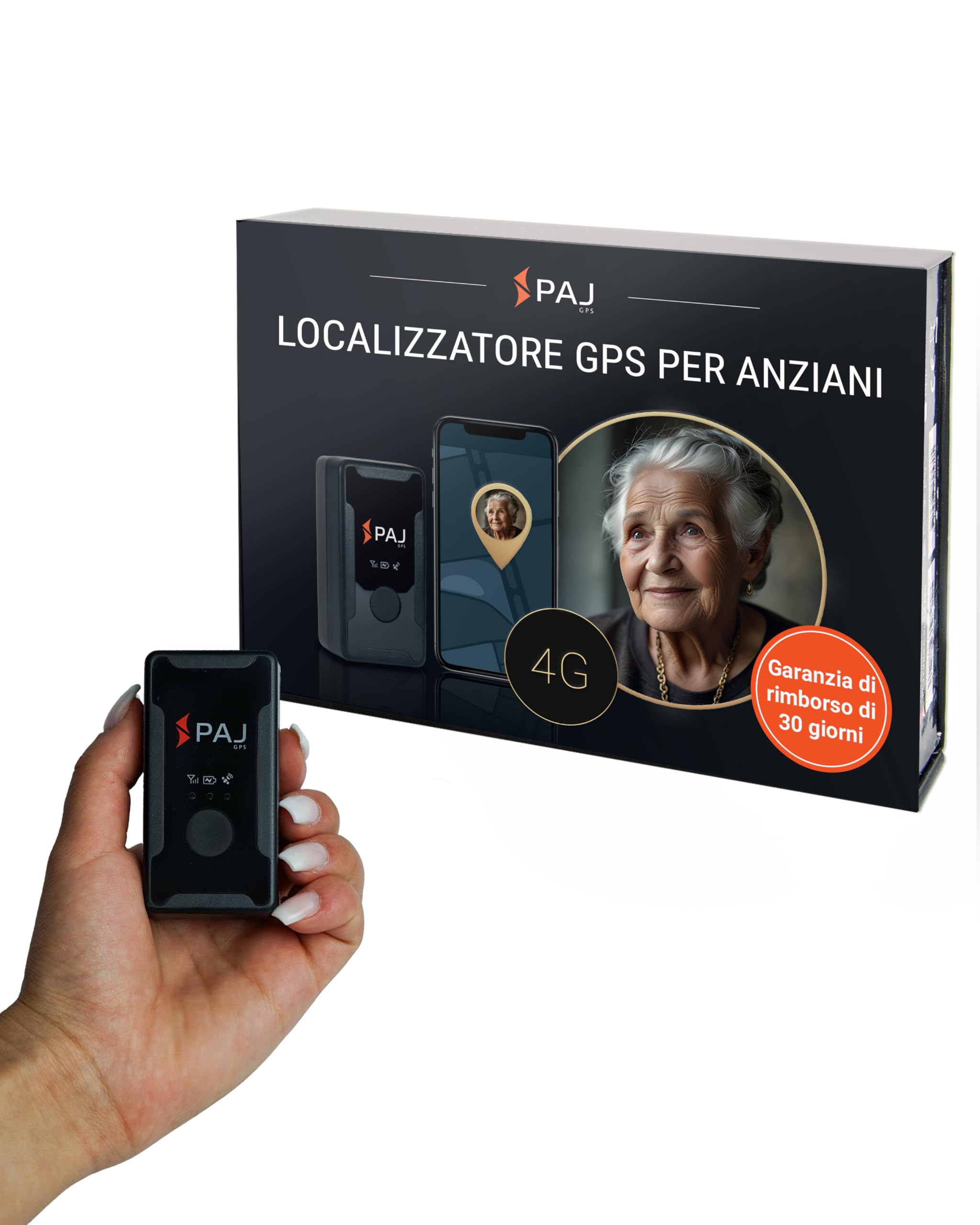 Paj Gps EASY FINDER 4G - Mini Localizzatore GPS | Velz