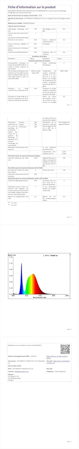 Lampada a Sospensione LED Dimmerabile 30W - immagine 10