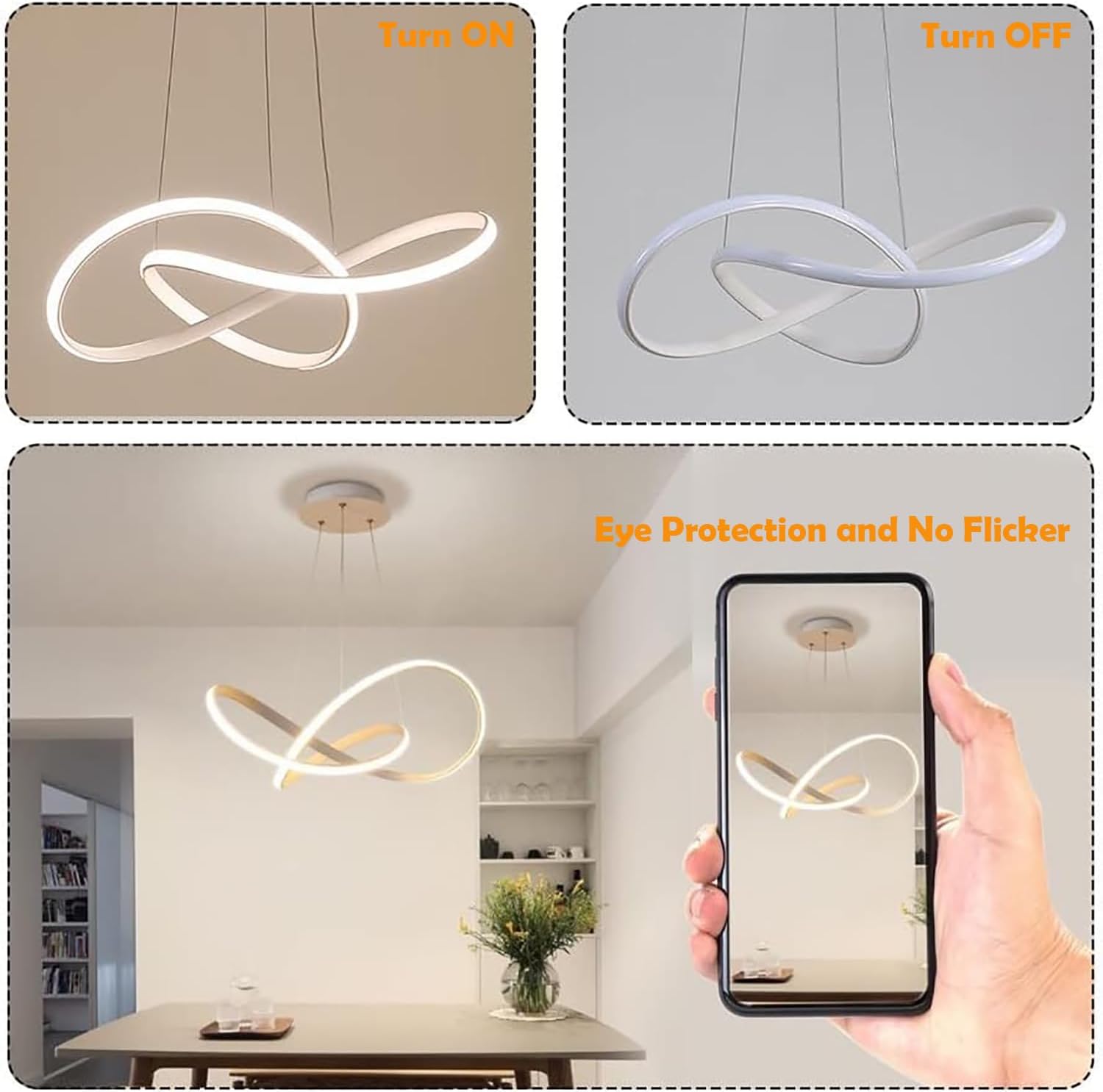 Lampada a Sospensione LED Dimmerabile 30W - immagine 3