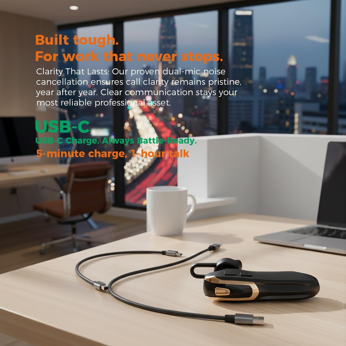 Micool Cuffie Bluetooth V6.0 con AI Noise Cancelling - immagine 6