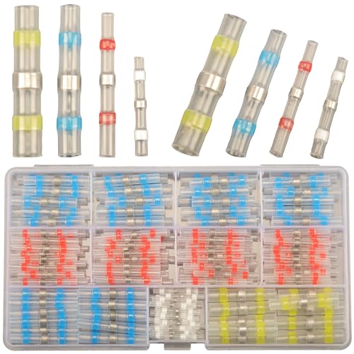 200 Connettori Impermeabili Termoretraibili Saldanti